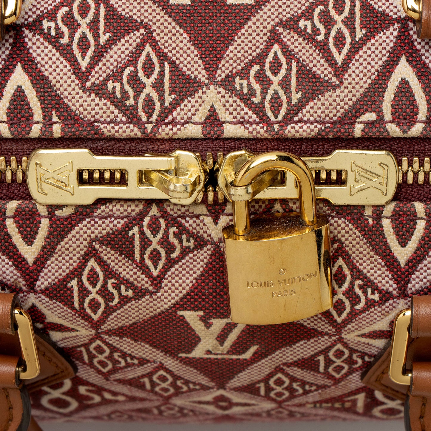 Louis Vuitton Limited Edition Jacquard Since 1854 Speedy Bandouliere 25 Satchel