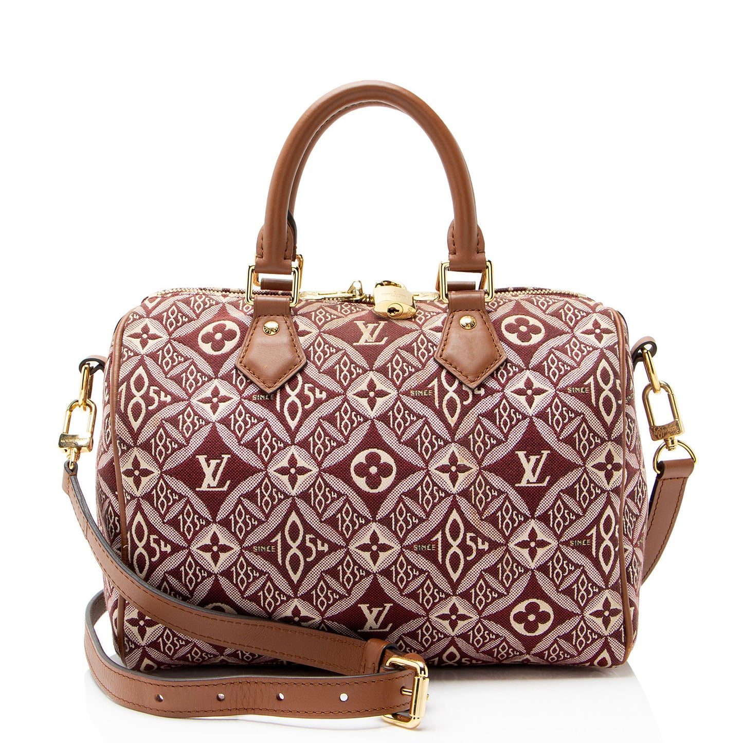 Louis Vuitton Limited Edition Jacquard Since 1854 Speedy Bandouliere 25 Satchel