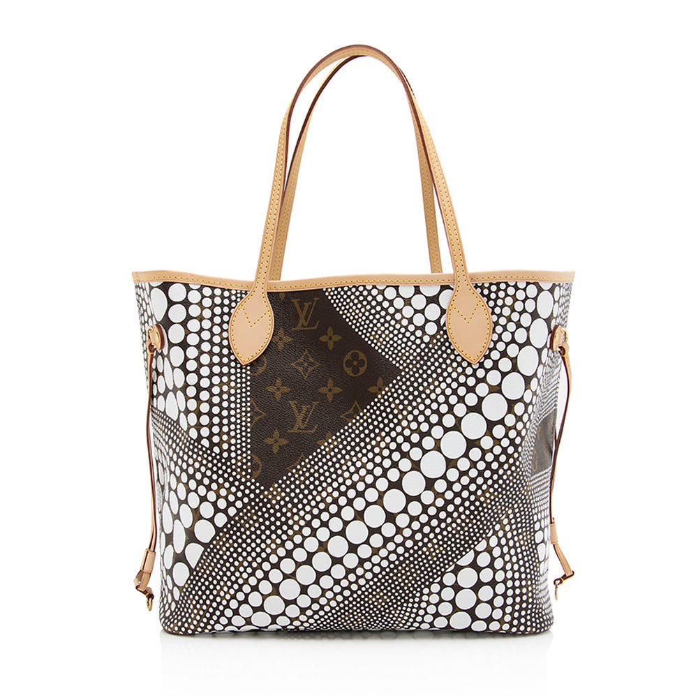 Louis Vuitton Limited Edition Kusama Neverfull MM Tote (SHF-19795)