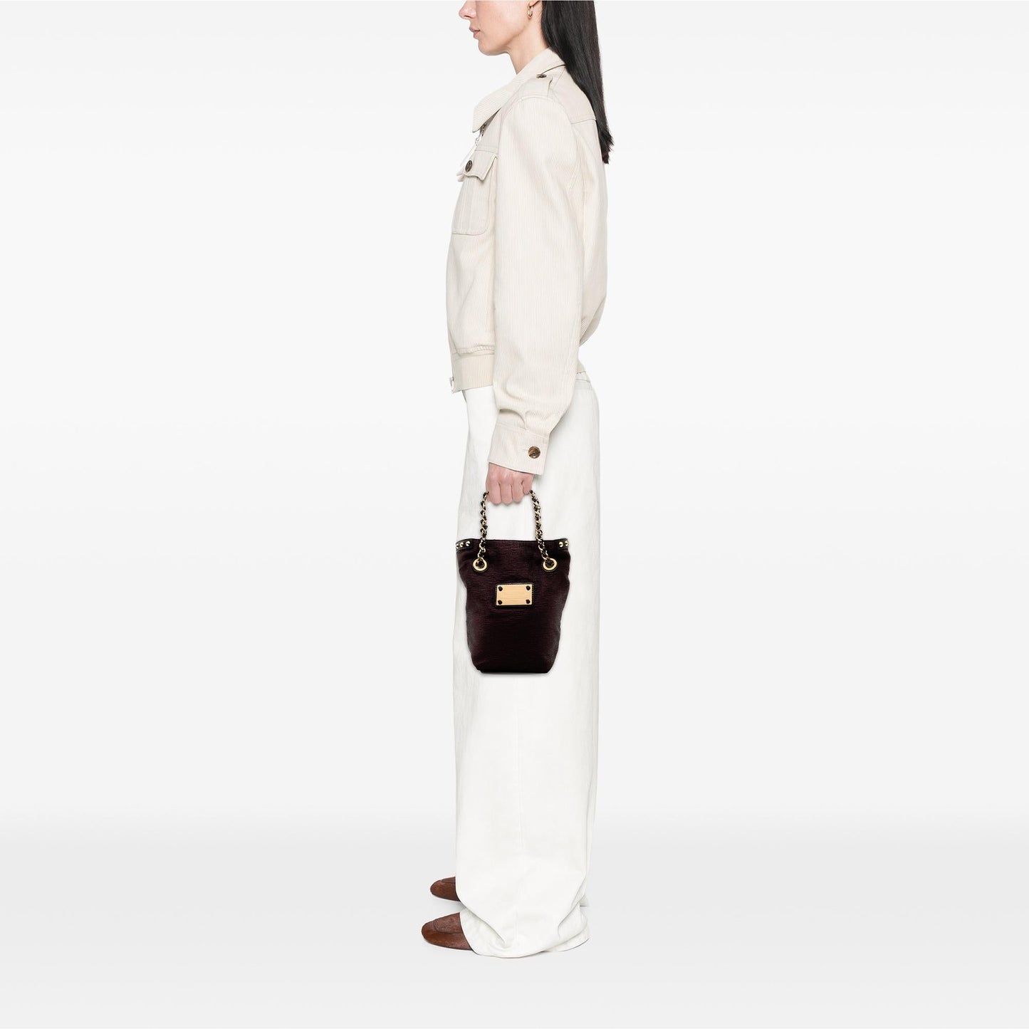 Louis Vuitton Limited Edition Metallic Jacquard Double Jeu Neo Alma Tote