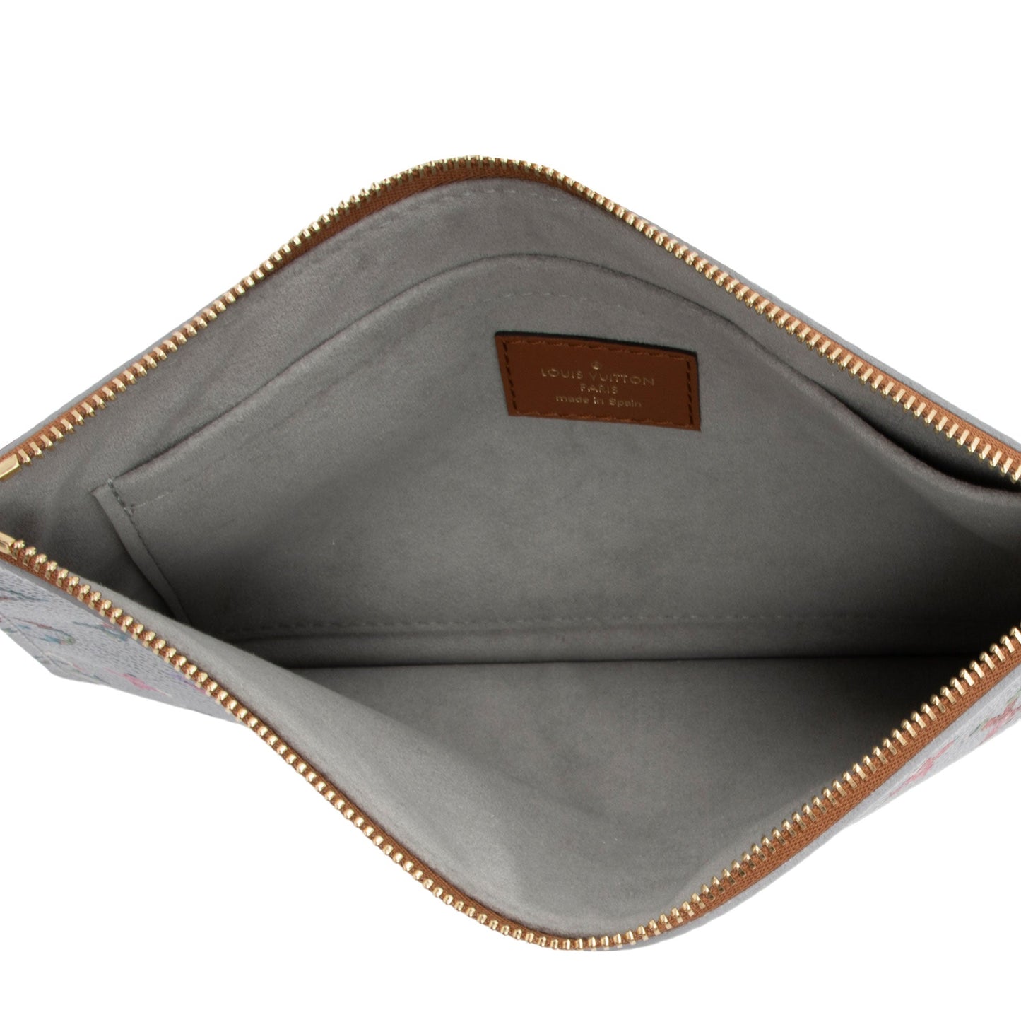 Louis Vuitton Limited Edition Metallic Monogram Canvas Garden Neverfull MM Pochette (SHF-yEBnfJ)