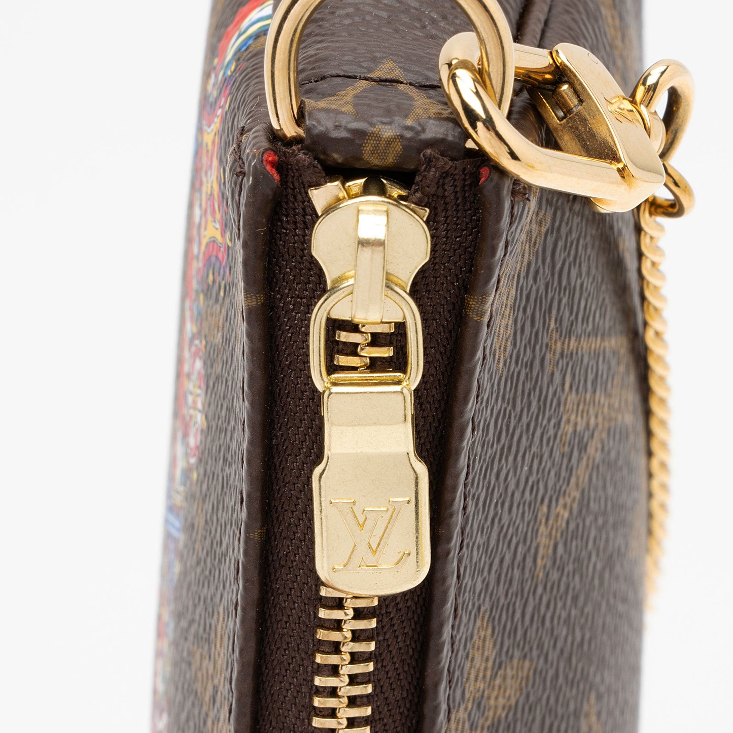 Louis Vuitton Limited Edition Monogram Canvas Bumper Car Mini Pochette Accessoires (SHF-SoGa29)