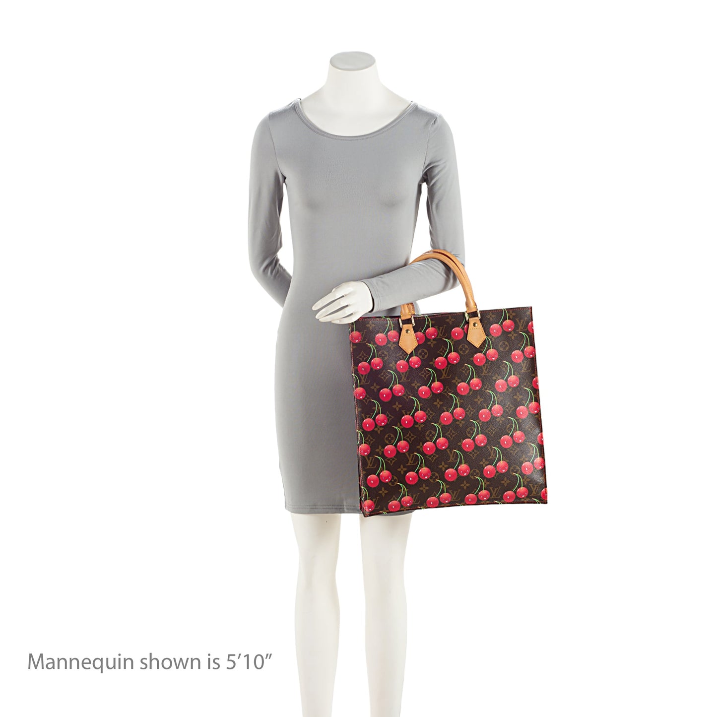 Louis Vuitton Limited Edition Monogram Canvas Cerises Sac Plat Tote (SHF-Oc84Cp)