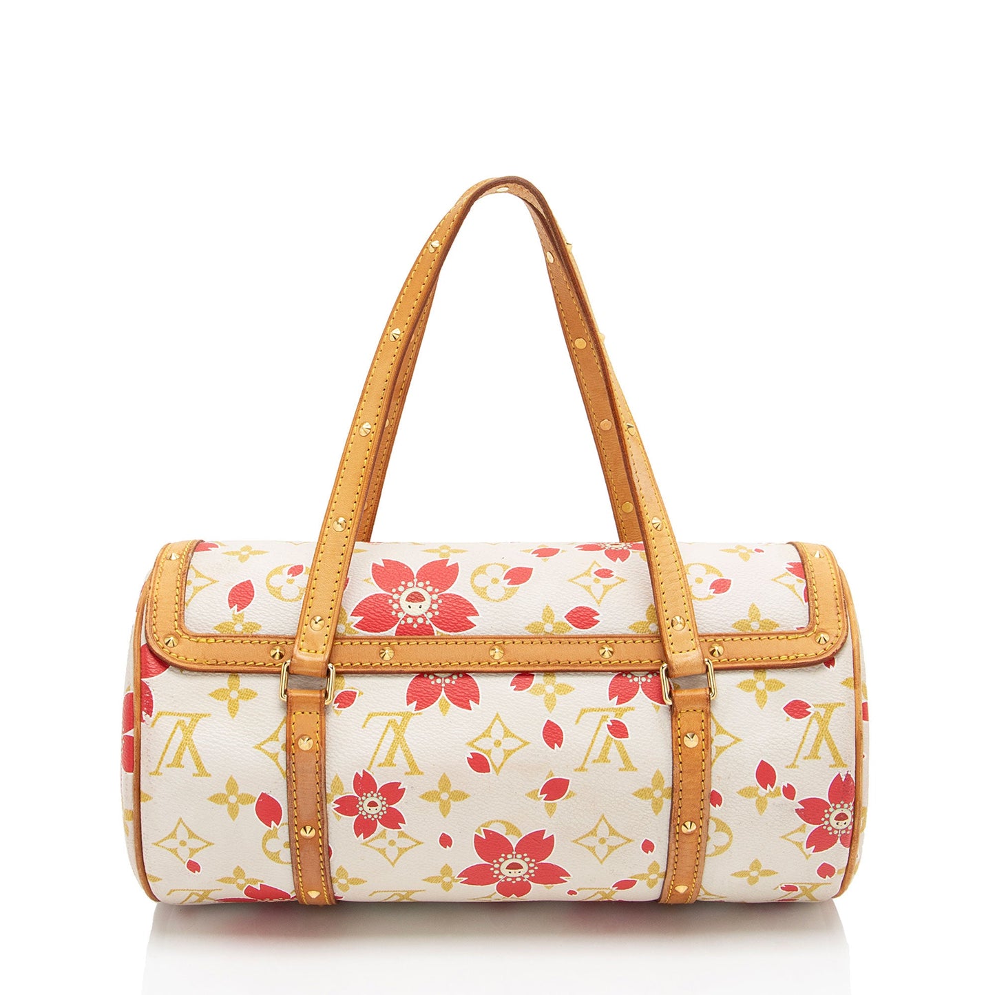 Louis Vuitton Limited Edition Monogram Canvas Cherry Blossom Papillon Satchel (SHF-3p8Y2x)
