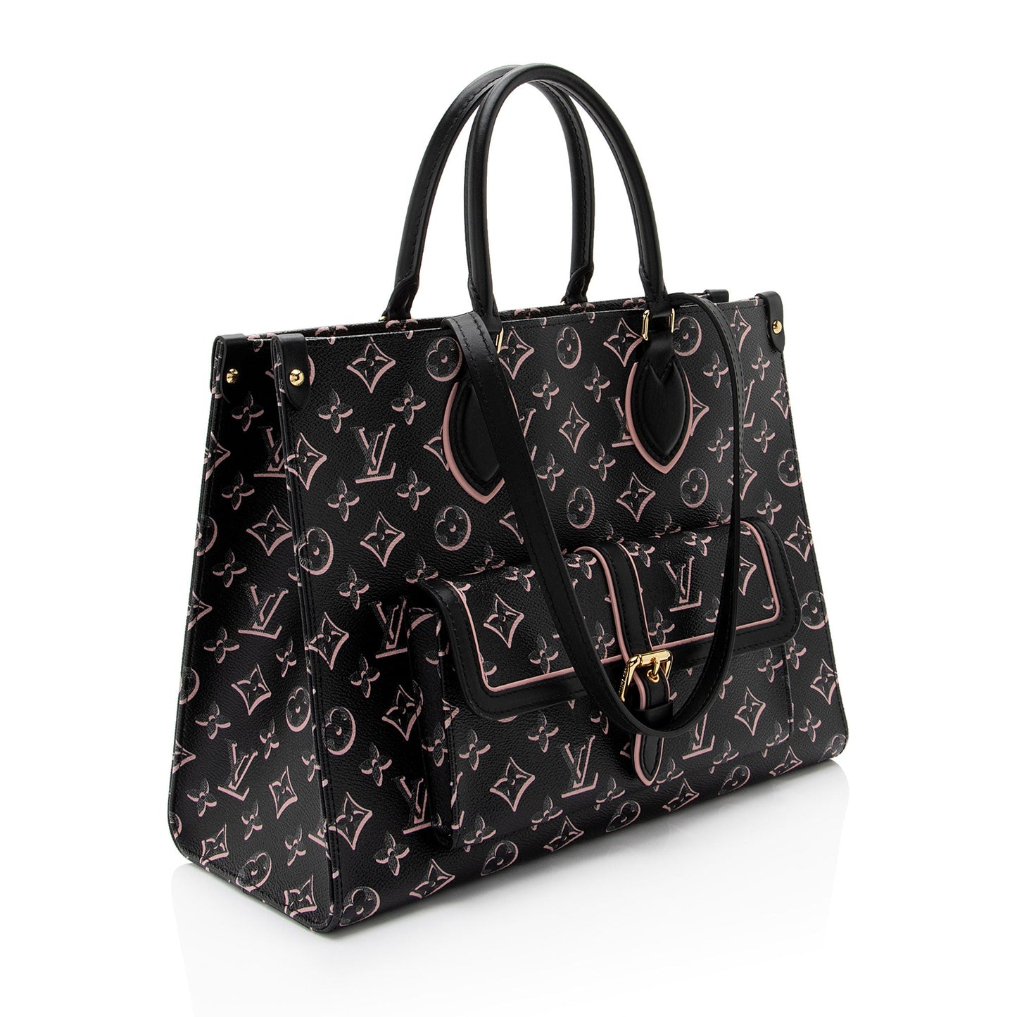 Louis Vuitton Limited Edition Monogram Canvas Fall For You Onthego MM Tote (SHF-5wj4Ba)