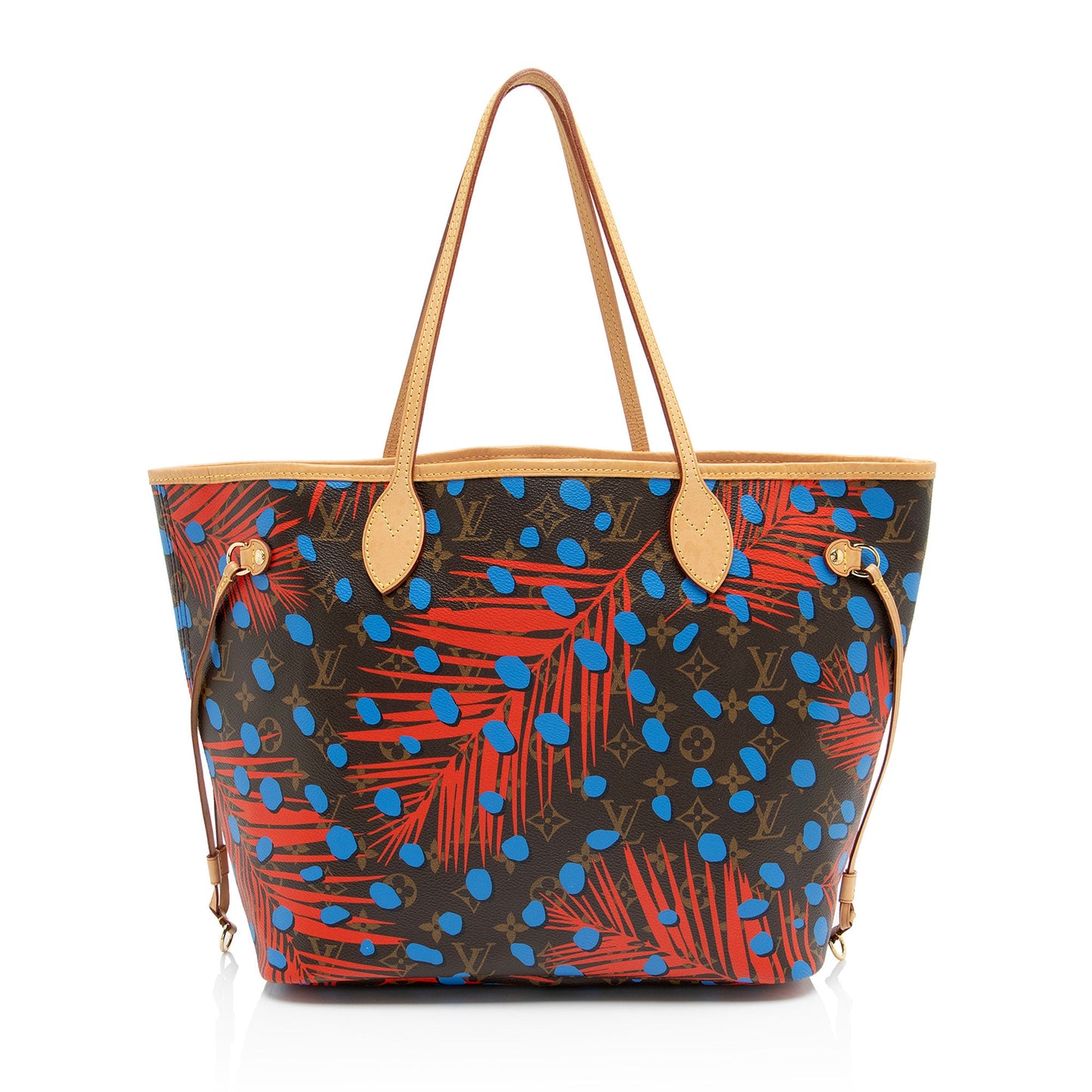 Louis Vuitton Limited Edition Monogram Canvas Jungle Dots Neverfull MM Tote