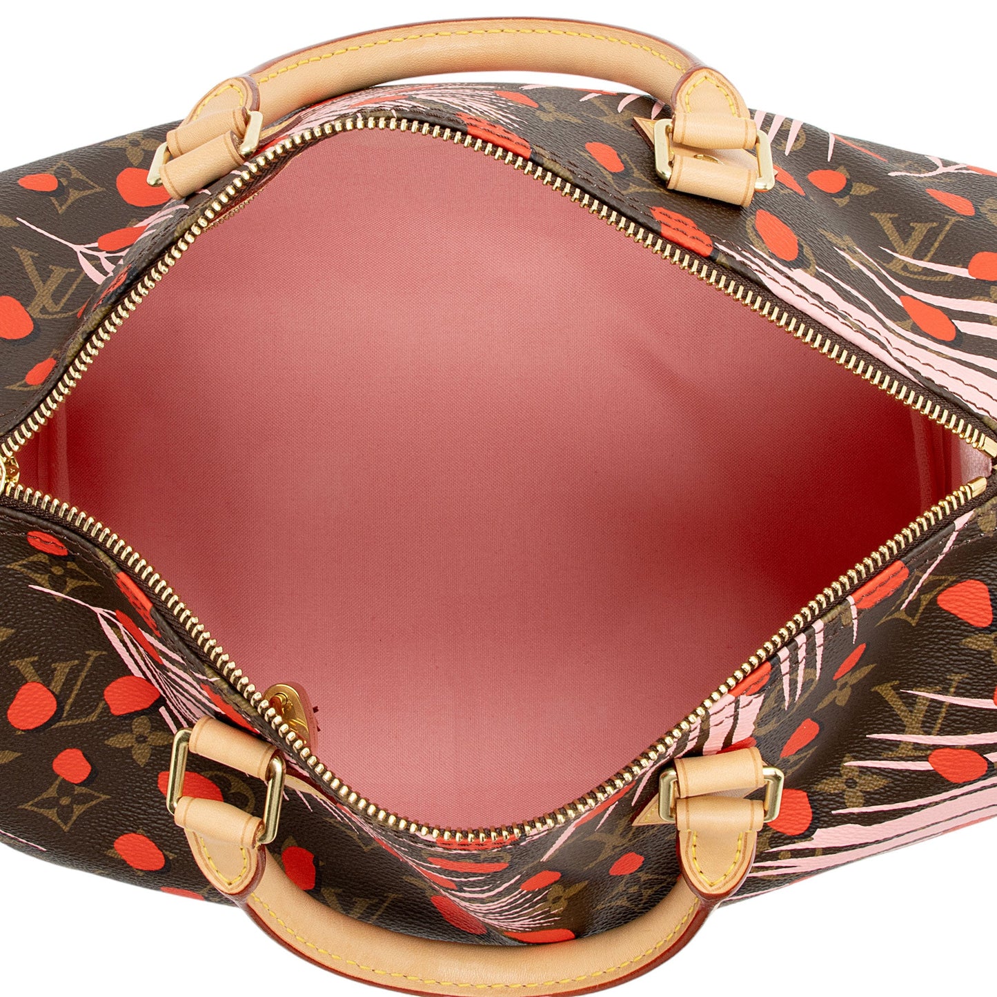 Louis Vuitton Limited Edition Monogram Canvas Jungle Dots Speedy 30 Satchel