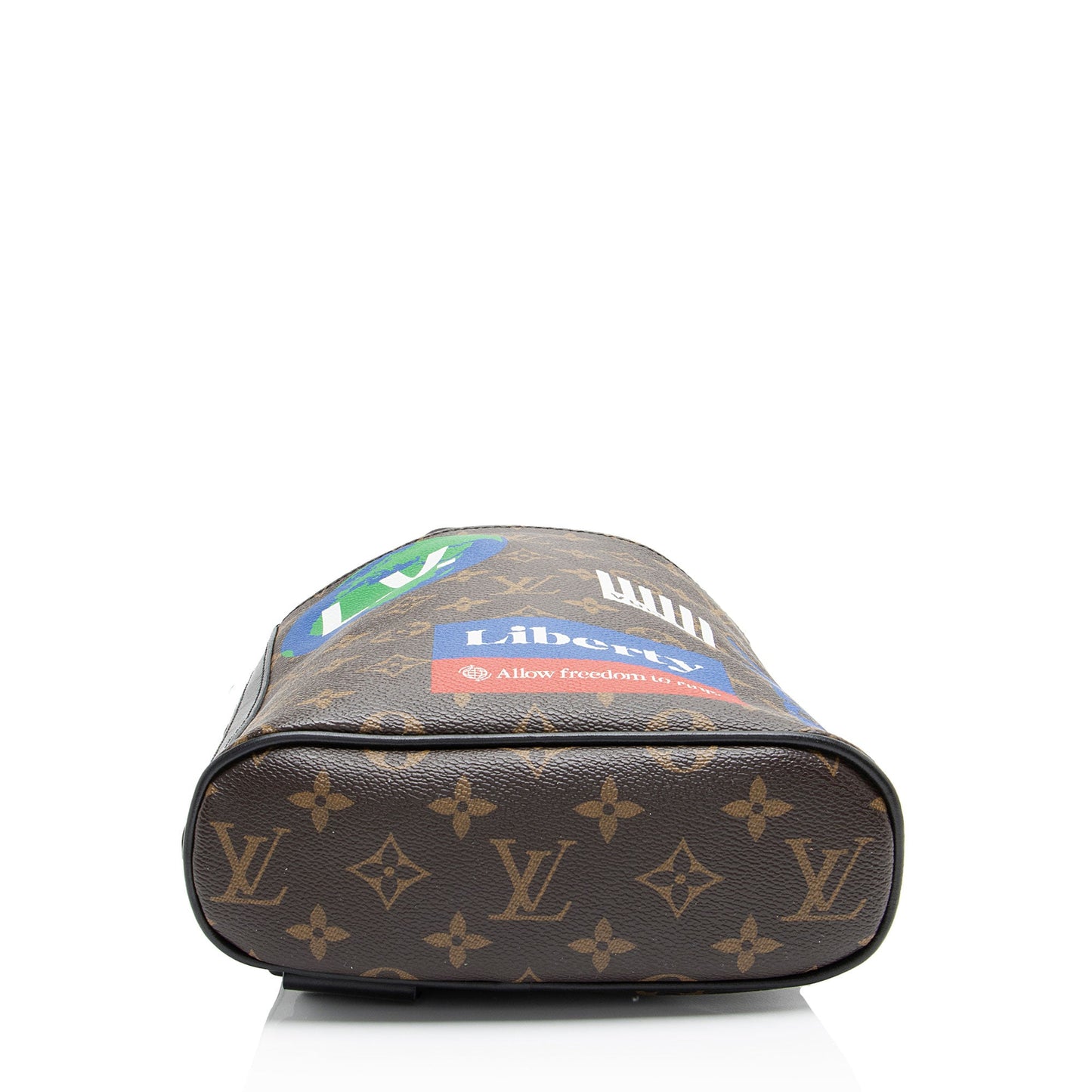 Louis Vuitton Limited Edition Monogram Canvas Logo Story Sling Bag