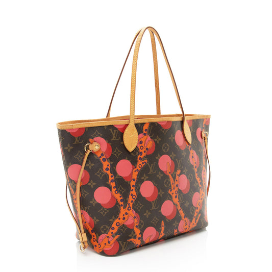Louis Vuitton Limited Edition Monogram Canvas Ramages Neverfull MM Tote