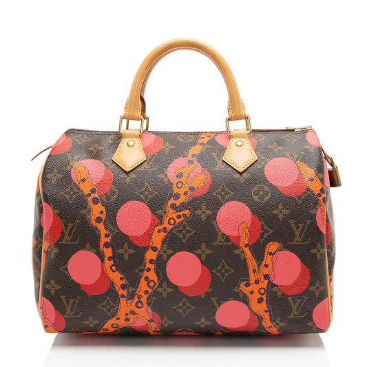 Louis Vuitton Limited Edition Monogram Canvas Ramages Speedy 30 Satchel