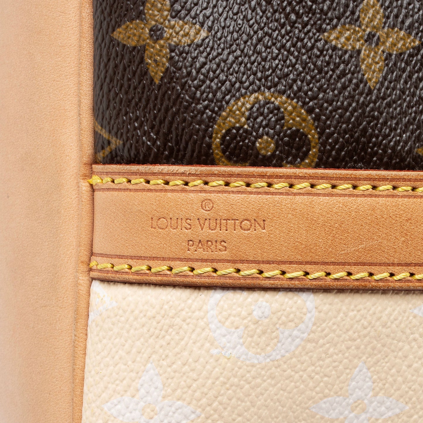 Louis Vuitton Limited Edition Monogram Canvas Rayures Petit Noe Shoulder Bag