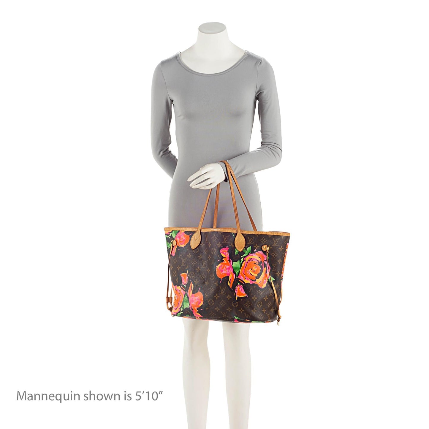 Louis Vuitton Limited Edition Monogram Canvas Roses Neverfull MM Tote (SHF-DyNRiI)
