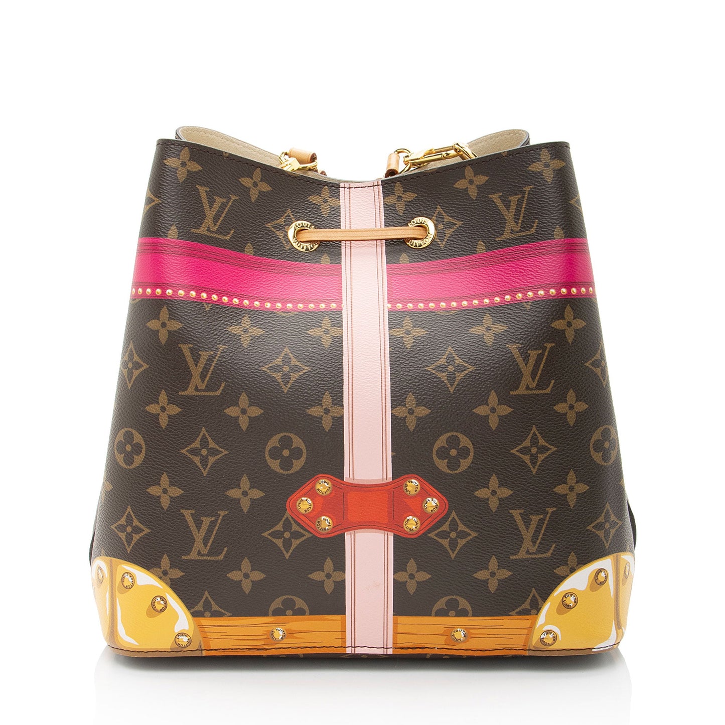 Louis Vuitton Limited Edition Monogram Canvas Summer Trunk Neonoe MM Shoulder Bag