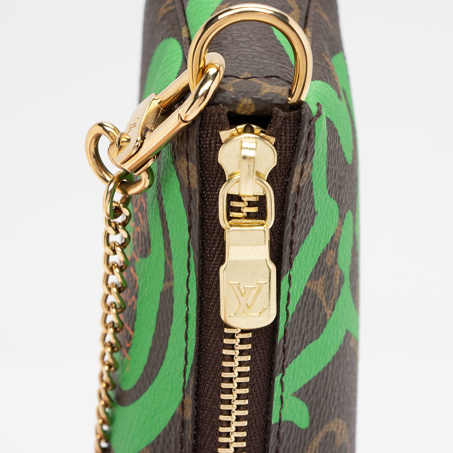 Louis Vuitton Limited Edition Monogram Canvas Tahitienne Hawaii Mini Pochette Accessoires (SHF-zIuDV5)