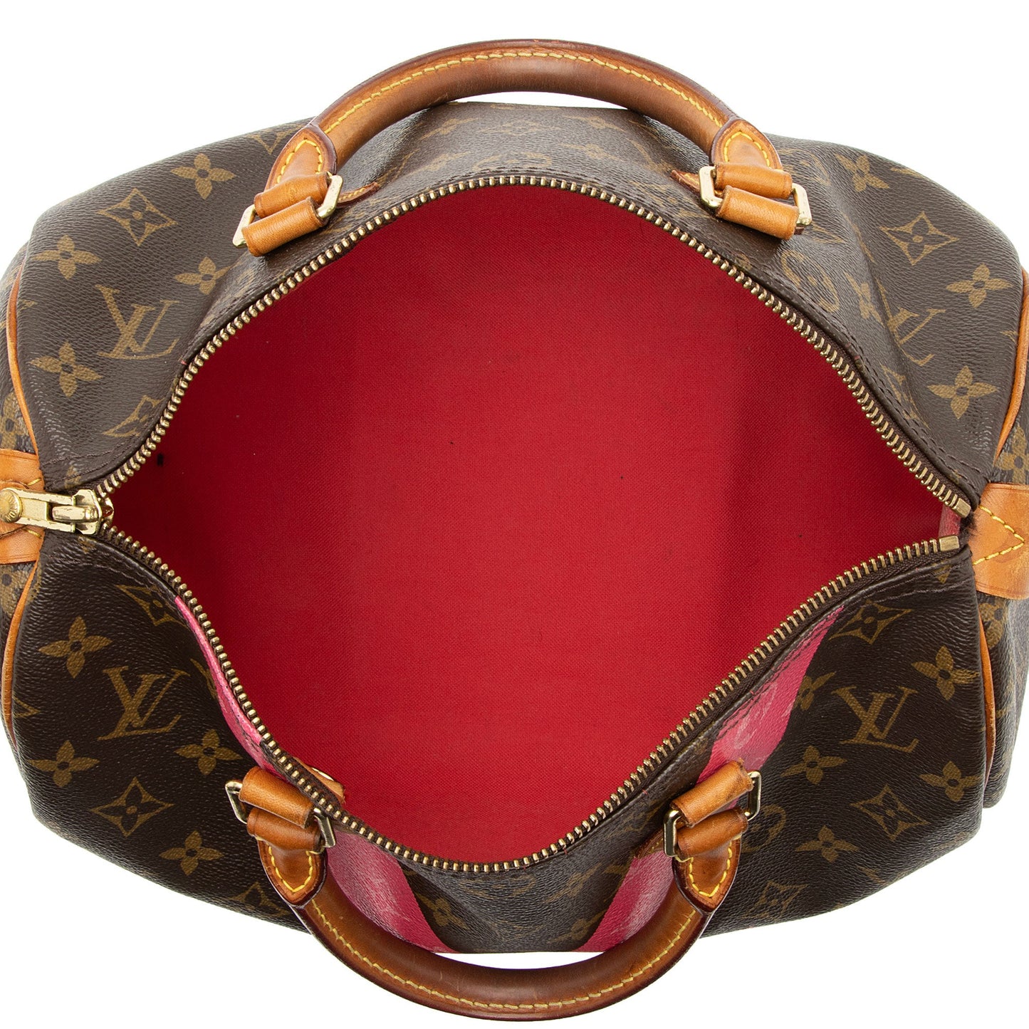 Louis Vuitton Monogram Canvas V Speedy 30 Satchel -  (SHF-ETgDwY)