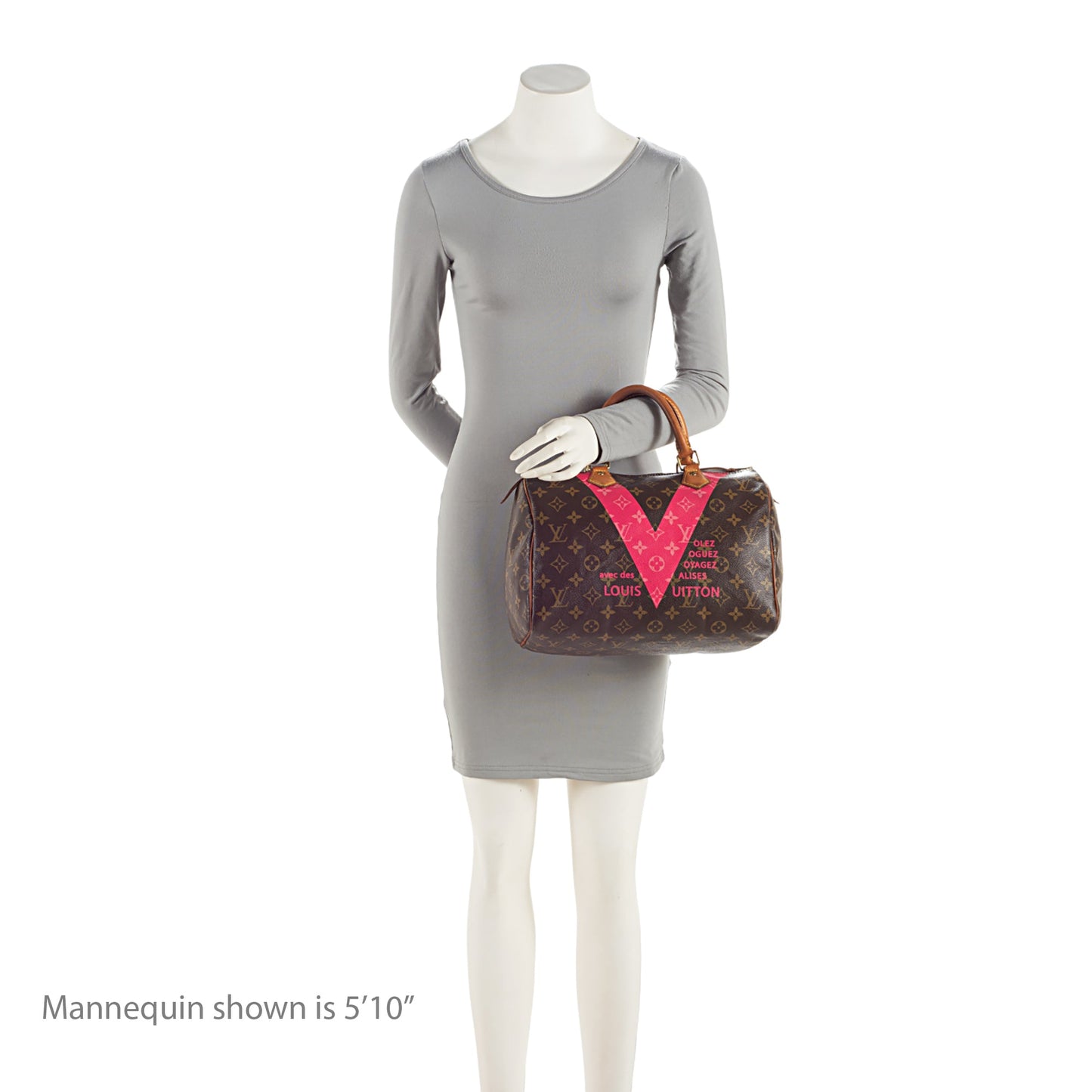 Louis Vuitton Monogram Canvas V Speedy 30 Satchel -  (SHF-ETgDwY)