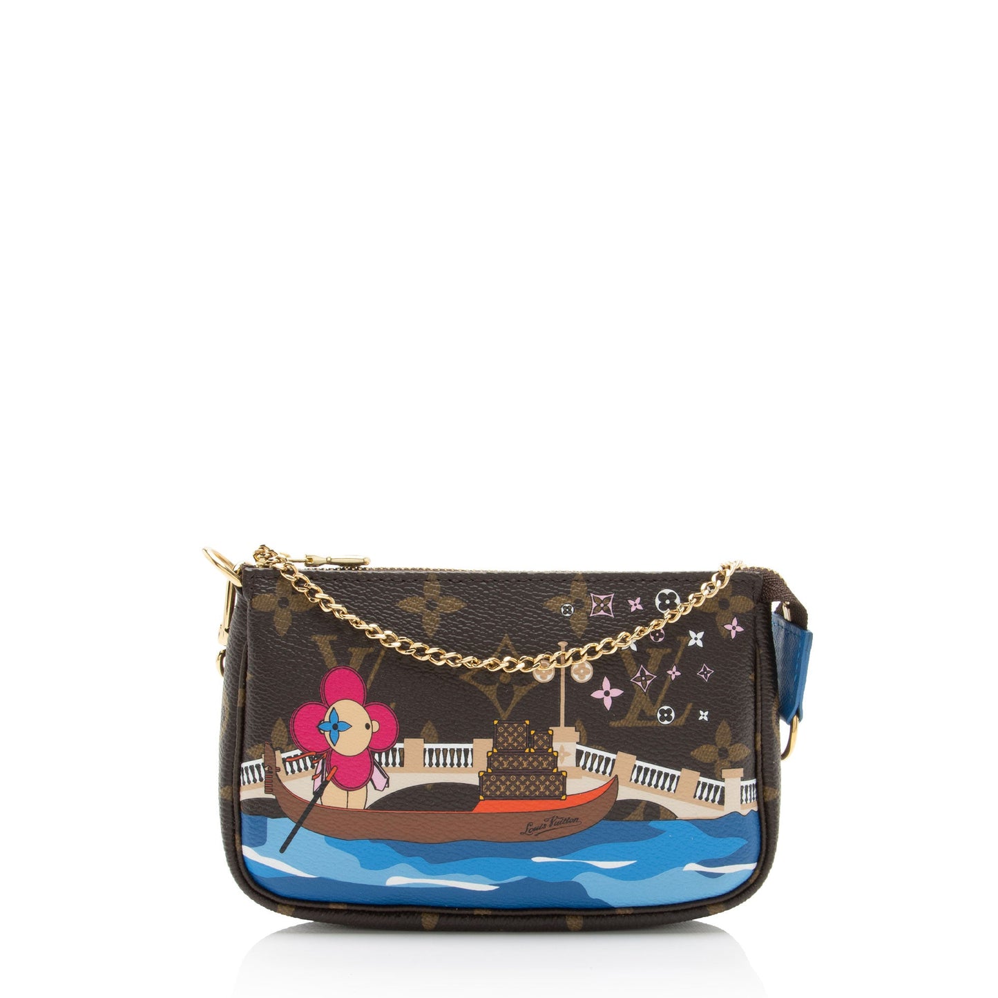 Louis Vuitton Limited Edition Monogram Canvas Vivienne Mini Pochette Accessoires (SHF-eyekg1)