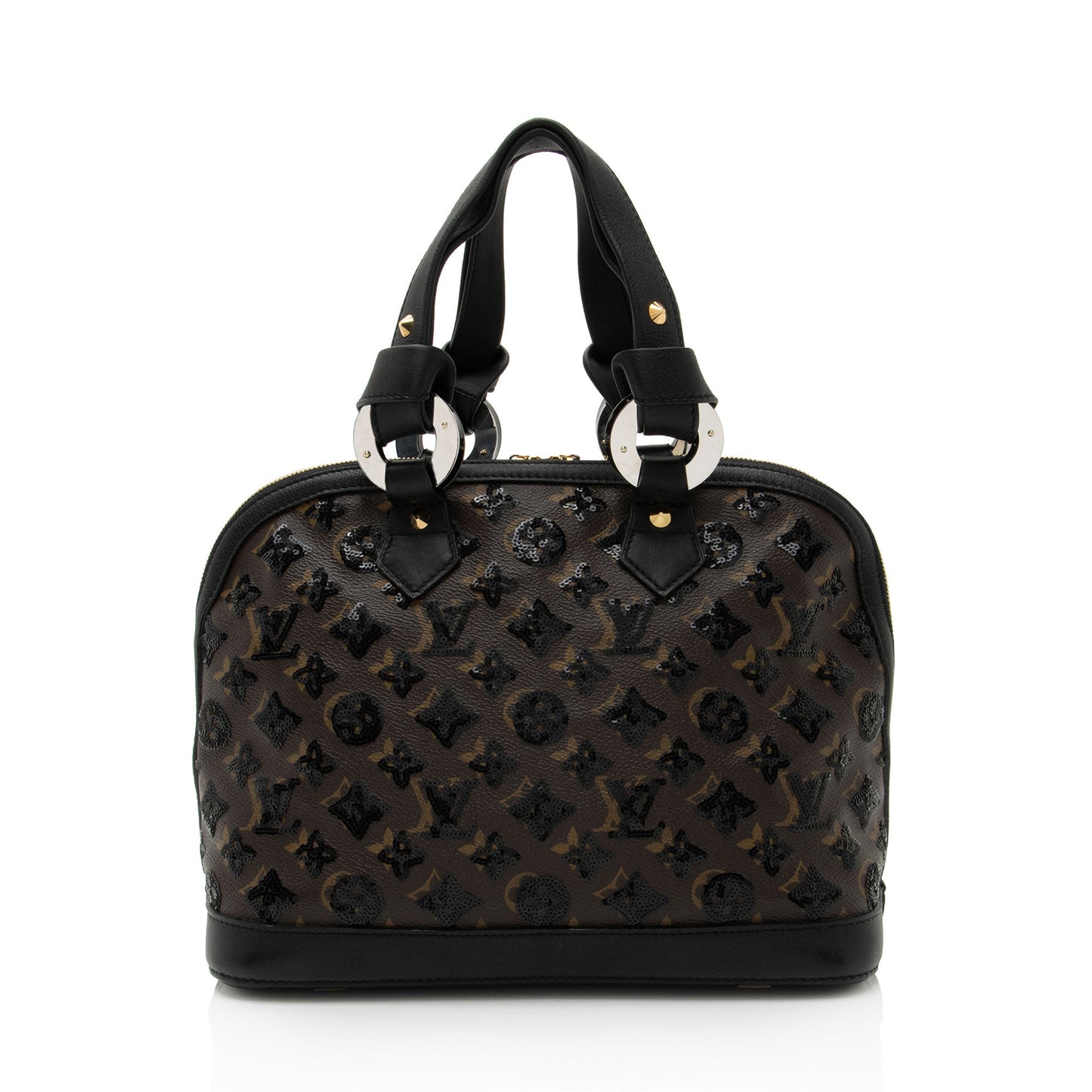 Louis Vuitton Limited Edition Monogram Eclipse Alma Satchel (SHF-dHcEEA)