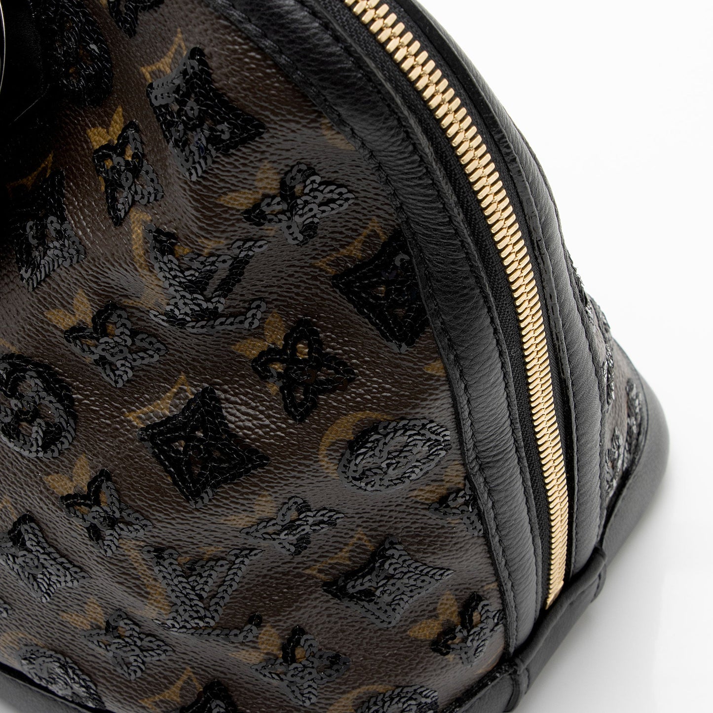 Louis Vuitton Limited Edition Monogram Eclipse Alma Satchel (SHF-dHcEEA)