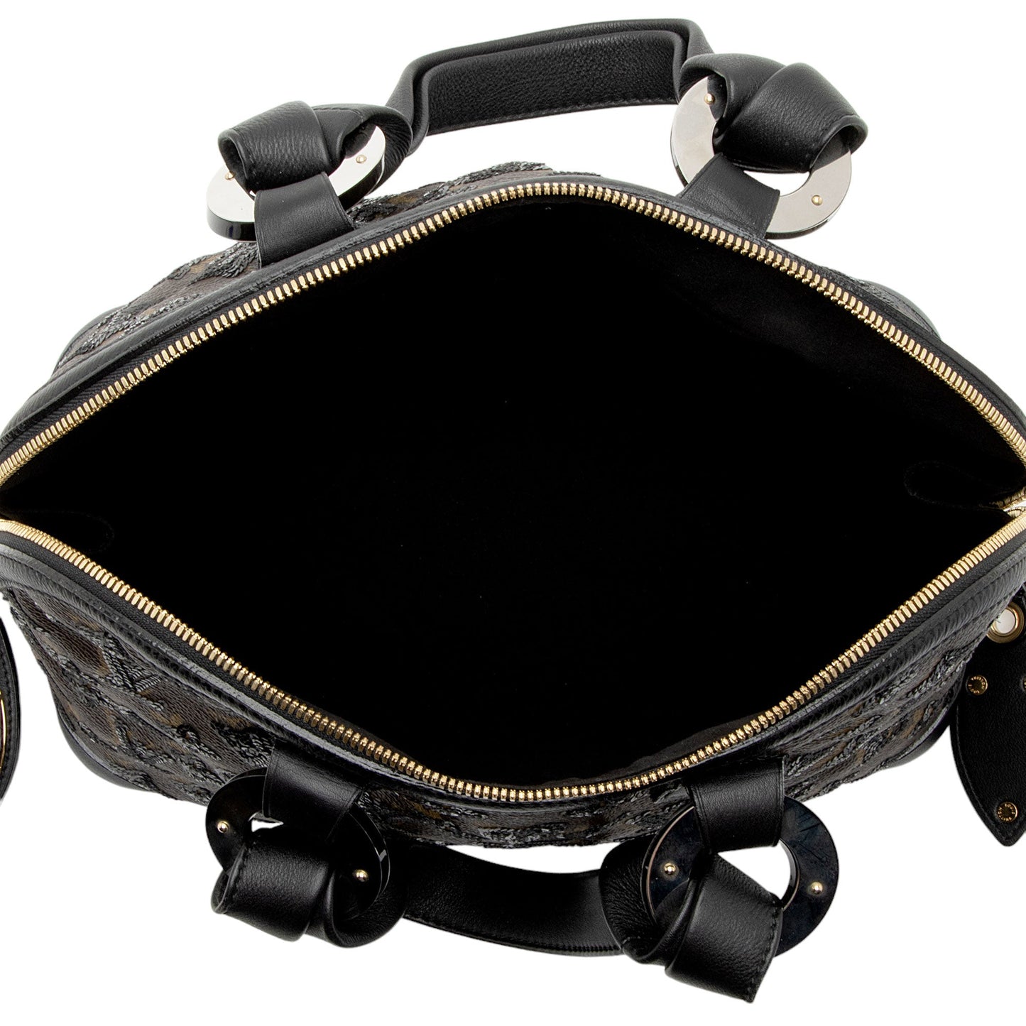 Louis Vuitton Limited Edition Monogram Eclipse Alma Satchel (SHF-dHcEEA)