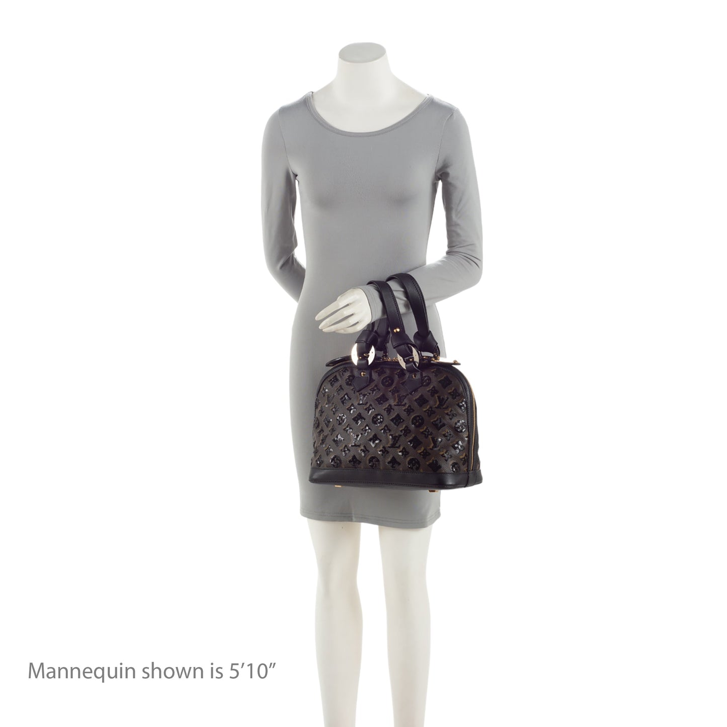 Louis Vuitton Limited Edition Monogram Eclipse Alma Satchel (SHF-dHcEEA)