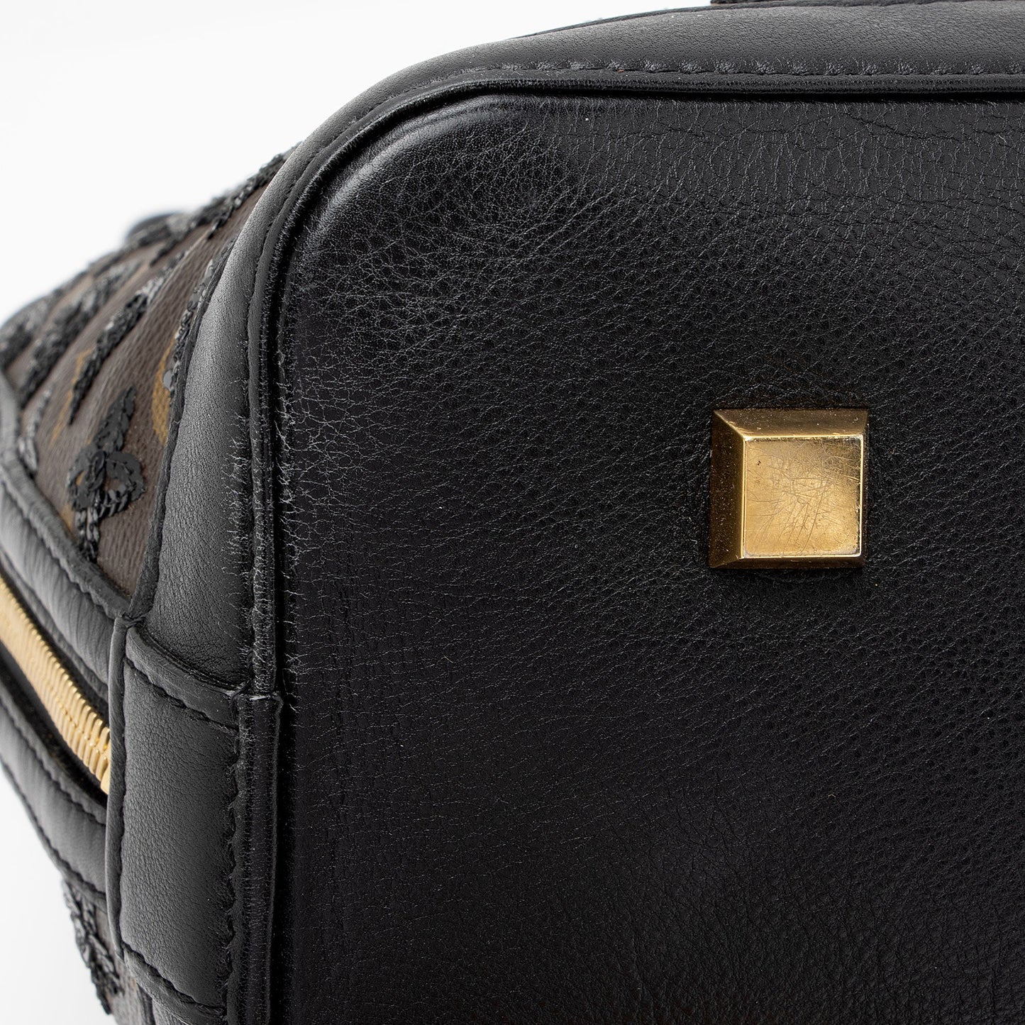 Louis Vuitton Limited Edition Monogram Eclipse Alma Satchel (SHF-nMS5IK)