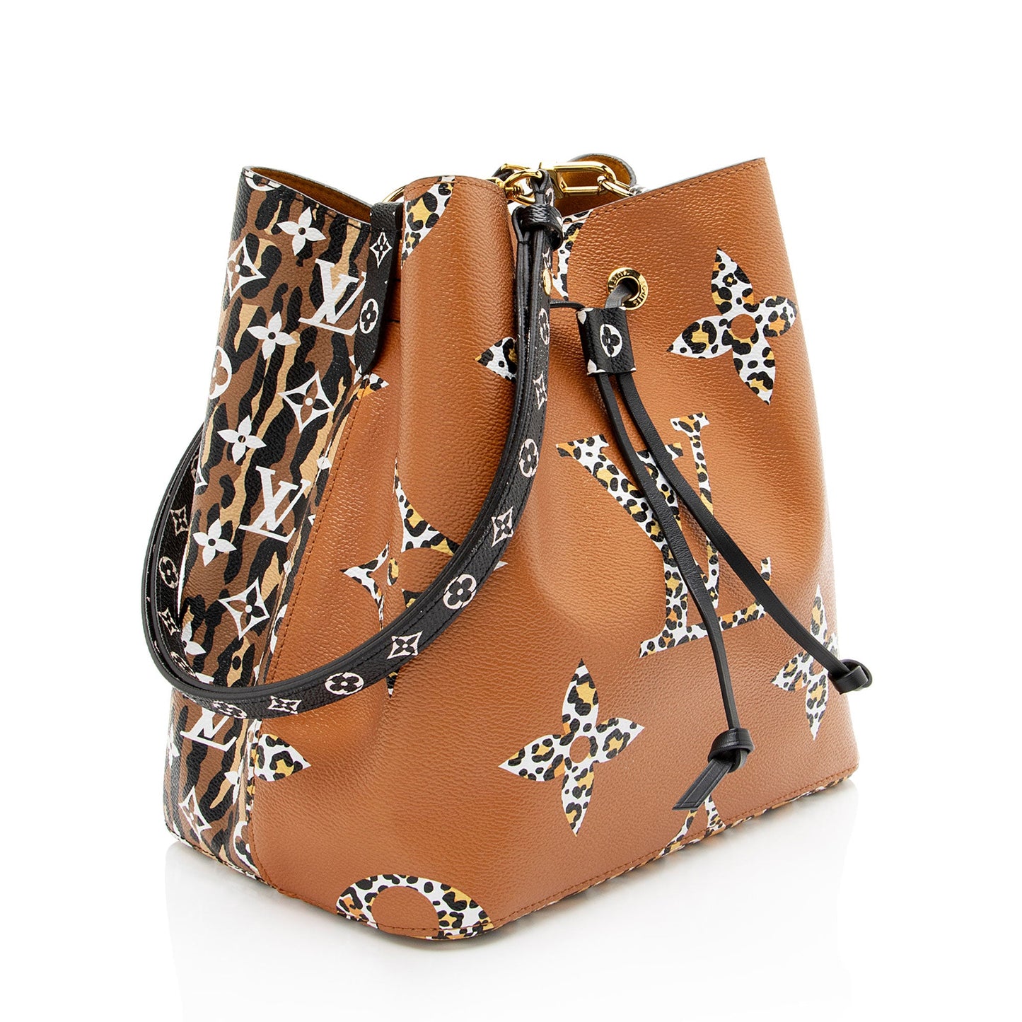 Louis Vuitton Limited Edition Monogram Giant Canvas Jungle Neonoe MM Shoulder Bag