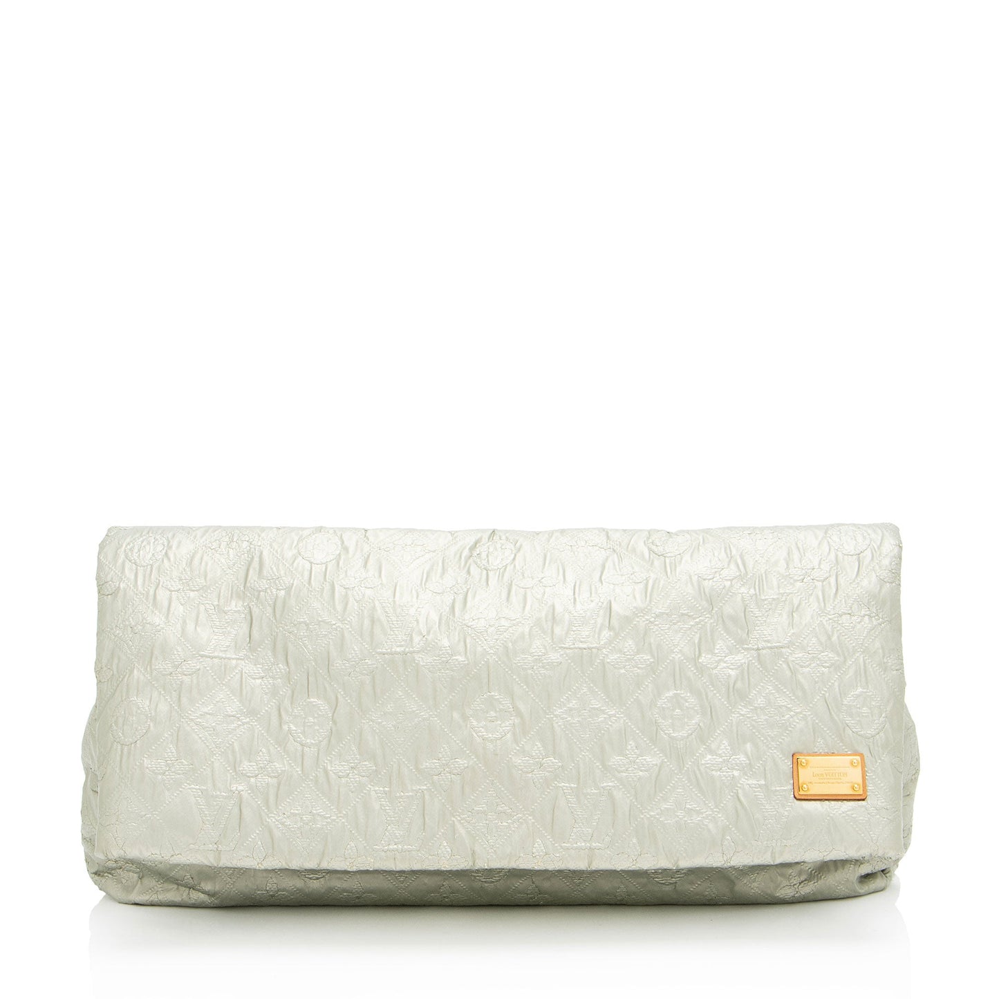 Louis Vuitton Limited Edition Monogram Limelight GM Clutch (SHF-5yf188)