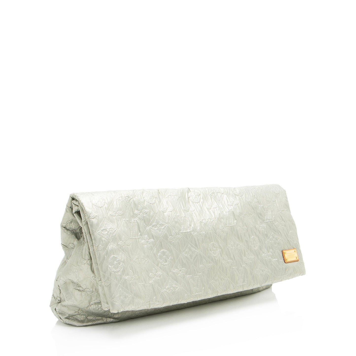 Louis Vuitton Limited Edition Monogram Limelight GM Clutch (SHF-5yf188)