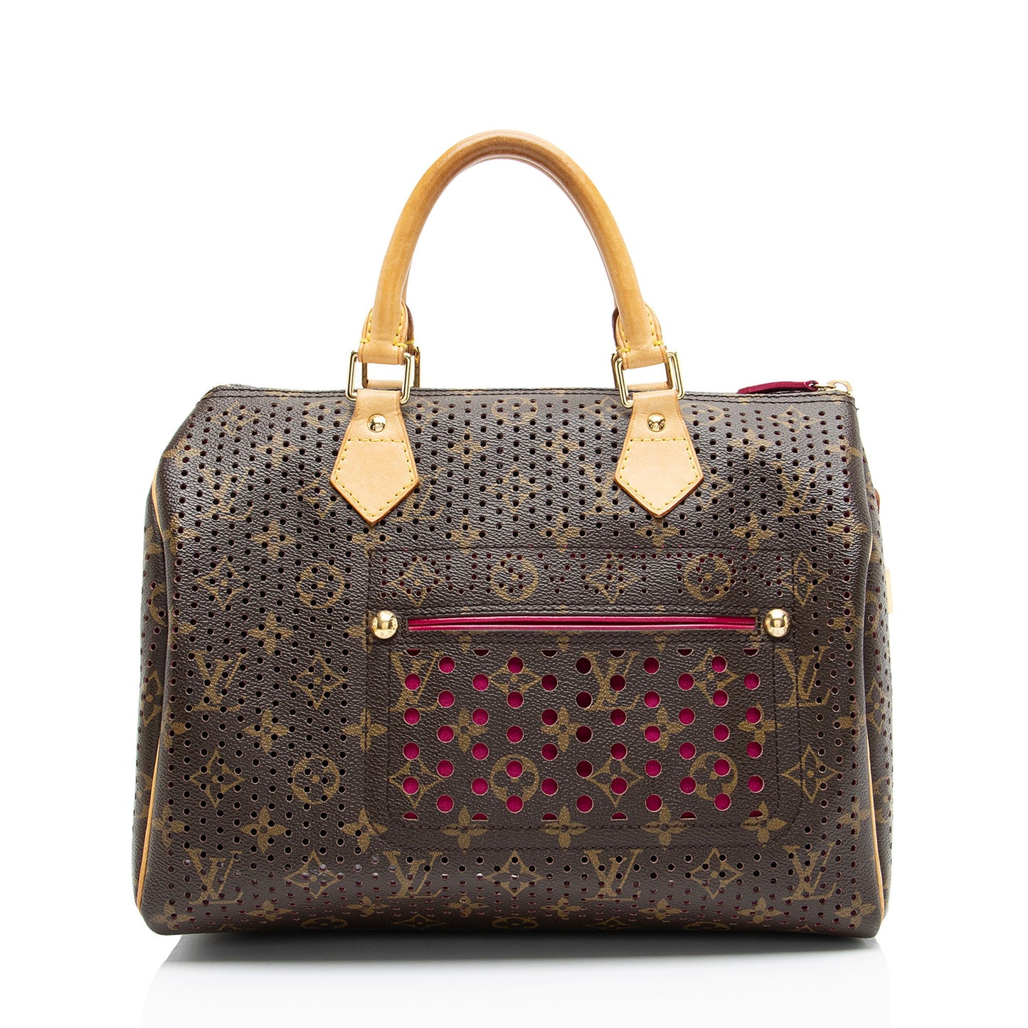 Louis Vuitton Limited Edition Monogram Perforated Speedy 30 Satchel