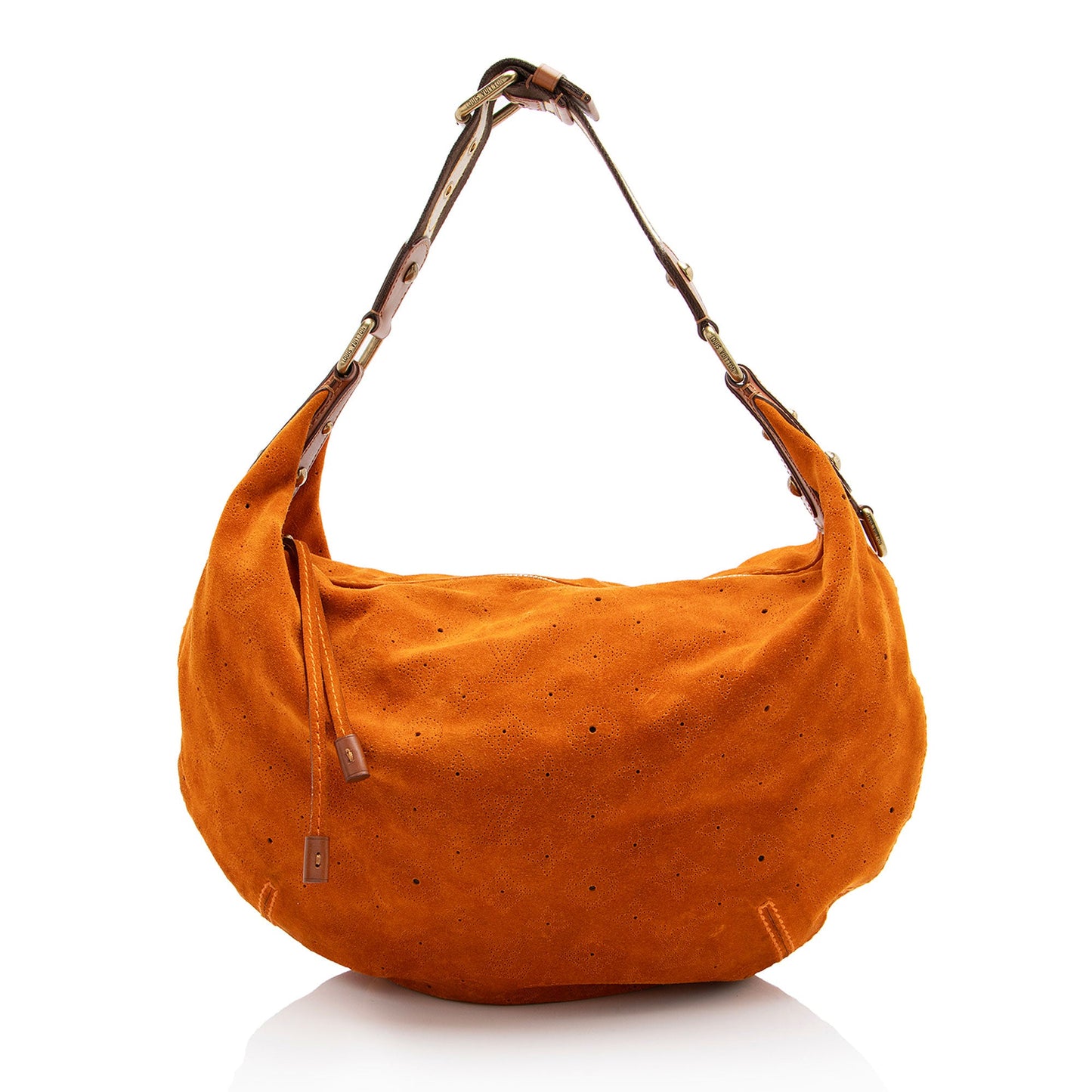 Louis Vuitton Limited Edition Monogram Suede Onatah GM Hobo (SHF-G76oTY)