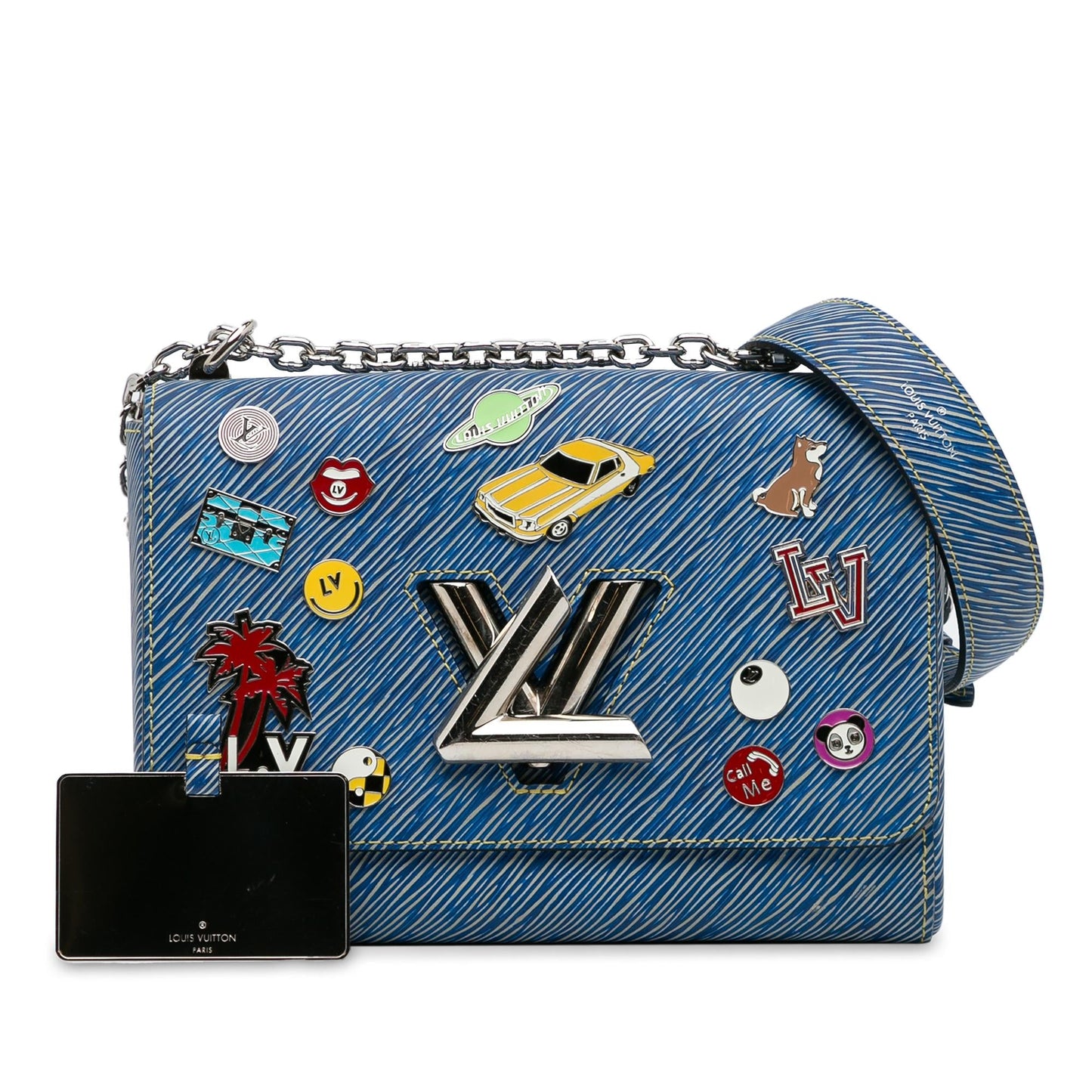 Louis Vuitton Limited Edition Pins Embellished Epi Twist MM (SHG-DNZ31f)