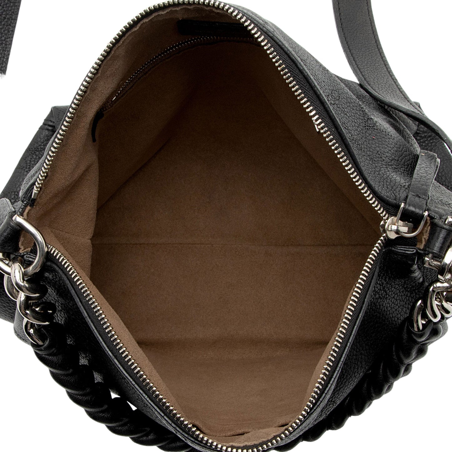Louis Vuitton Mahina Leather Babylone Chain BB Satchel (SHF-mSHVXp)