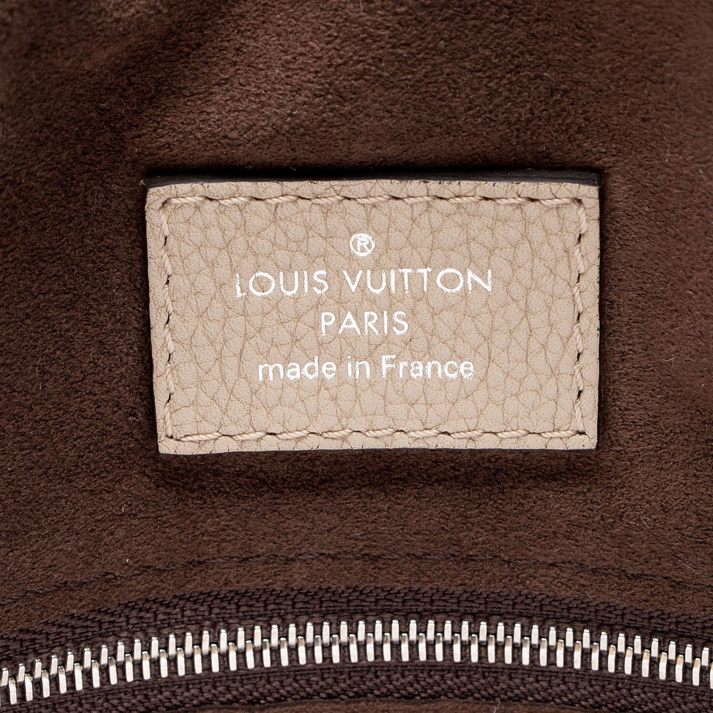 Louis Vuitton Mahina Leather Babylone Chain BB Satchel