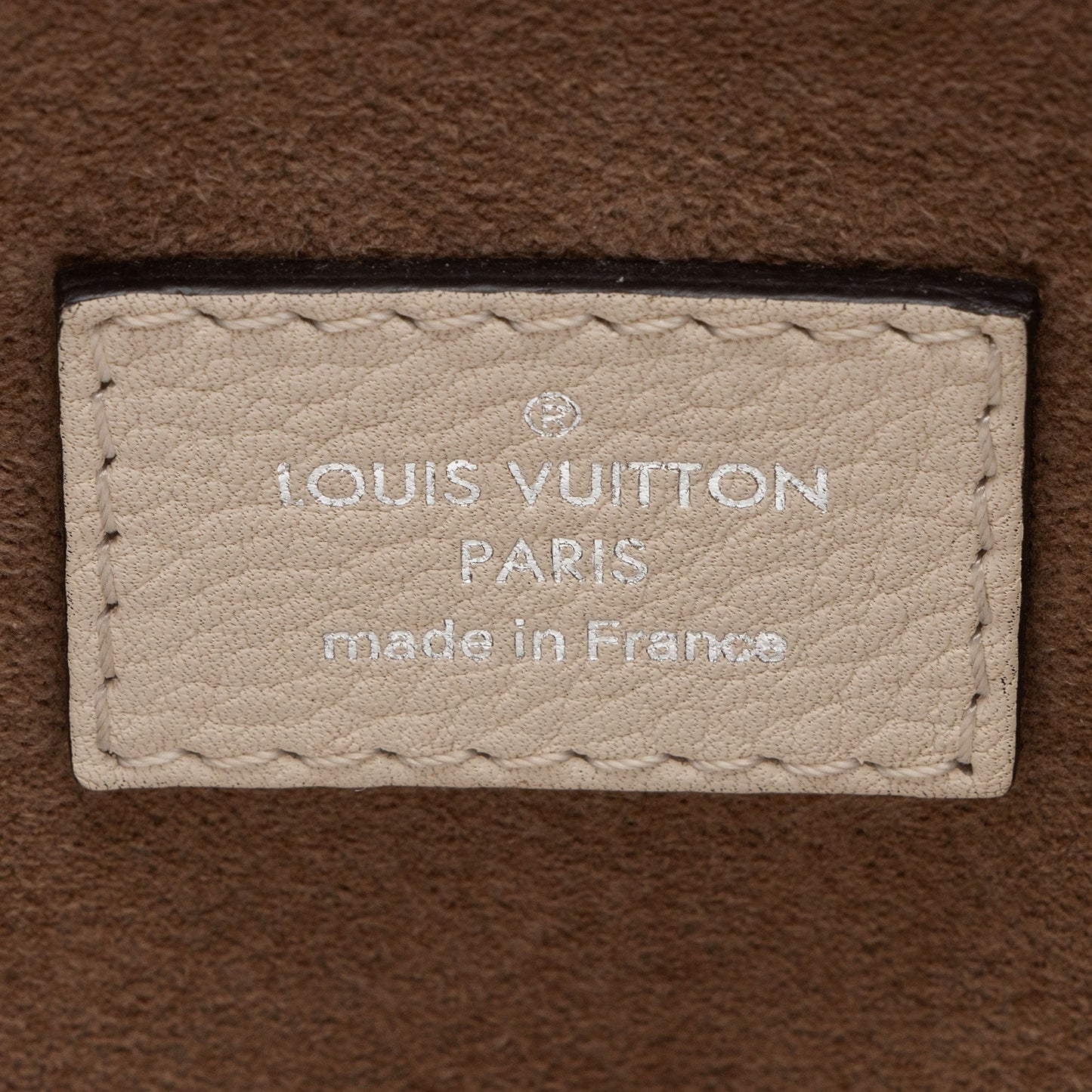 Louis Vuitton Mahina Leather Babylone PM Satchel