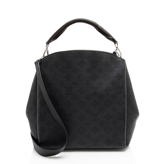 Louis Vuitton Mahina Leather Babylone PM Satchel
