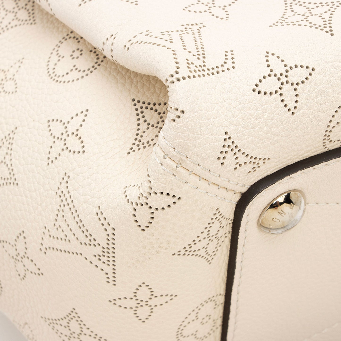 Louis Vuitton Mahina Leather Babylone PM Satchel