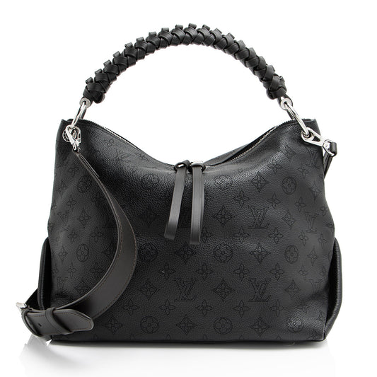 Louis Vuitton Mahina Leather Beaubourg MM Hobo