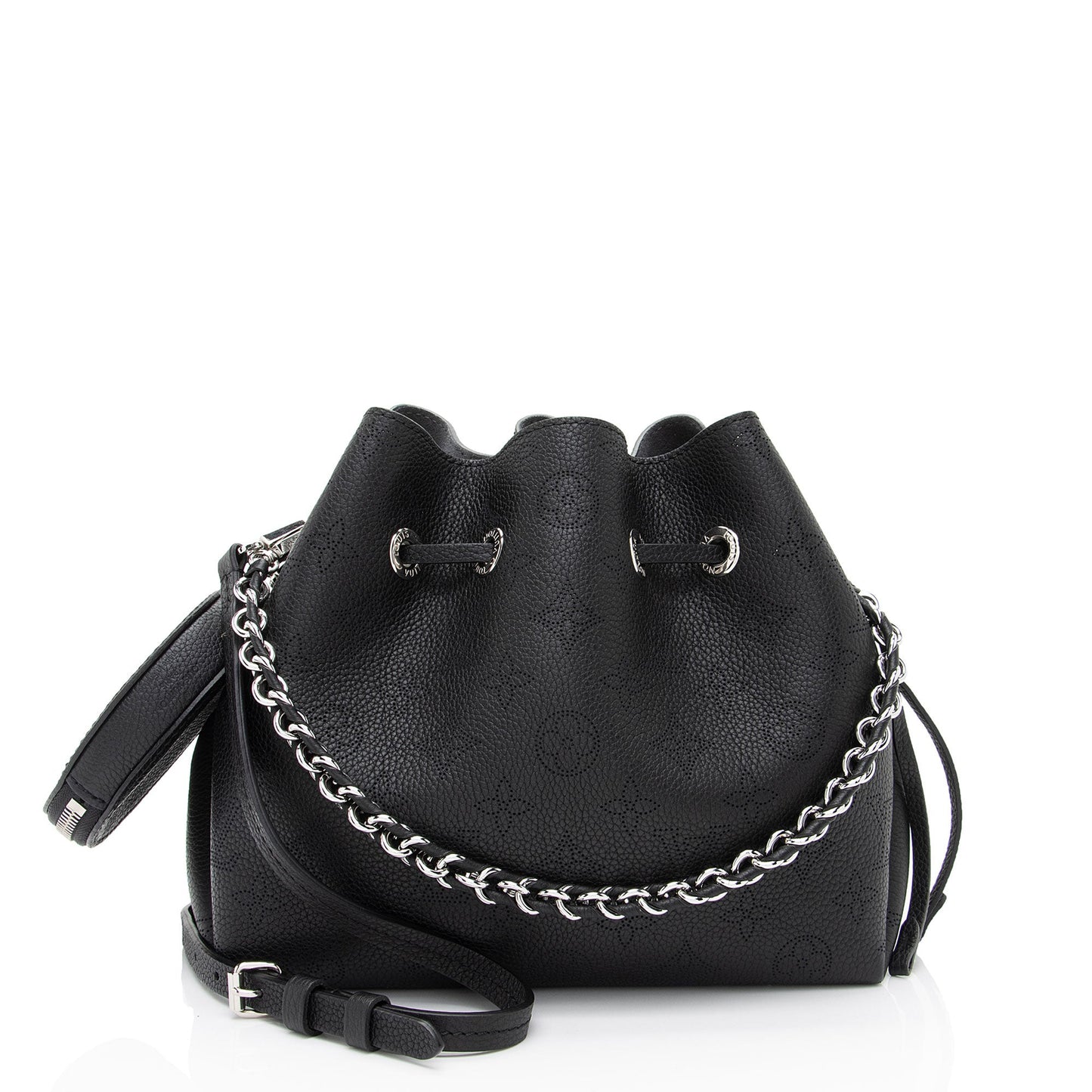 Louis Vuitton Mahina Leather Bella Bucket Bag (SHF-CcyhzL)