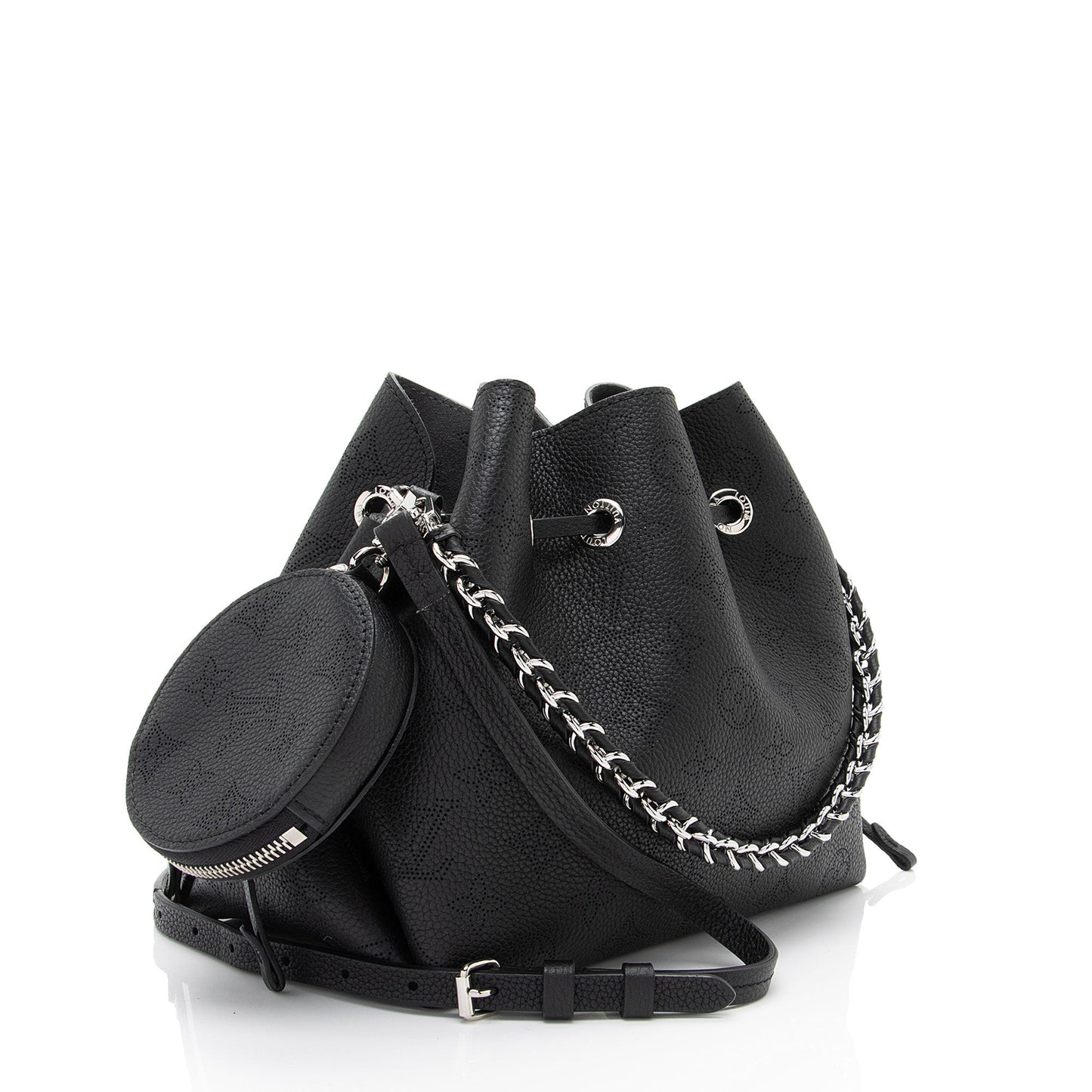 Louis Vuitton Mahina Leather Bella Bucket Bag (SHF-CcyhzL)