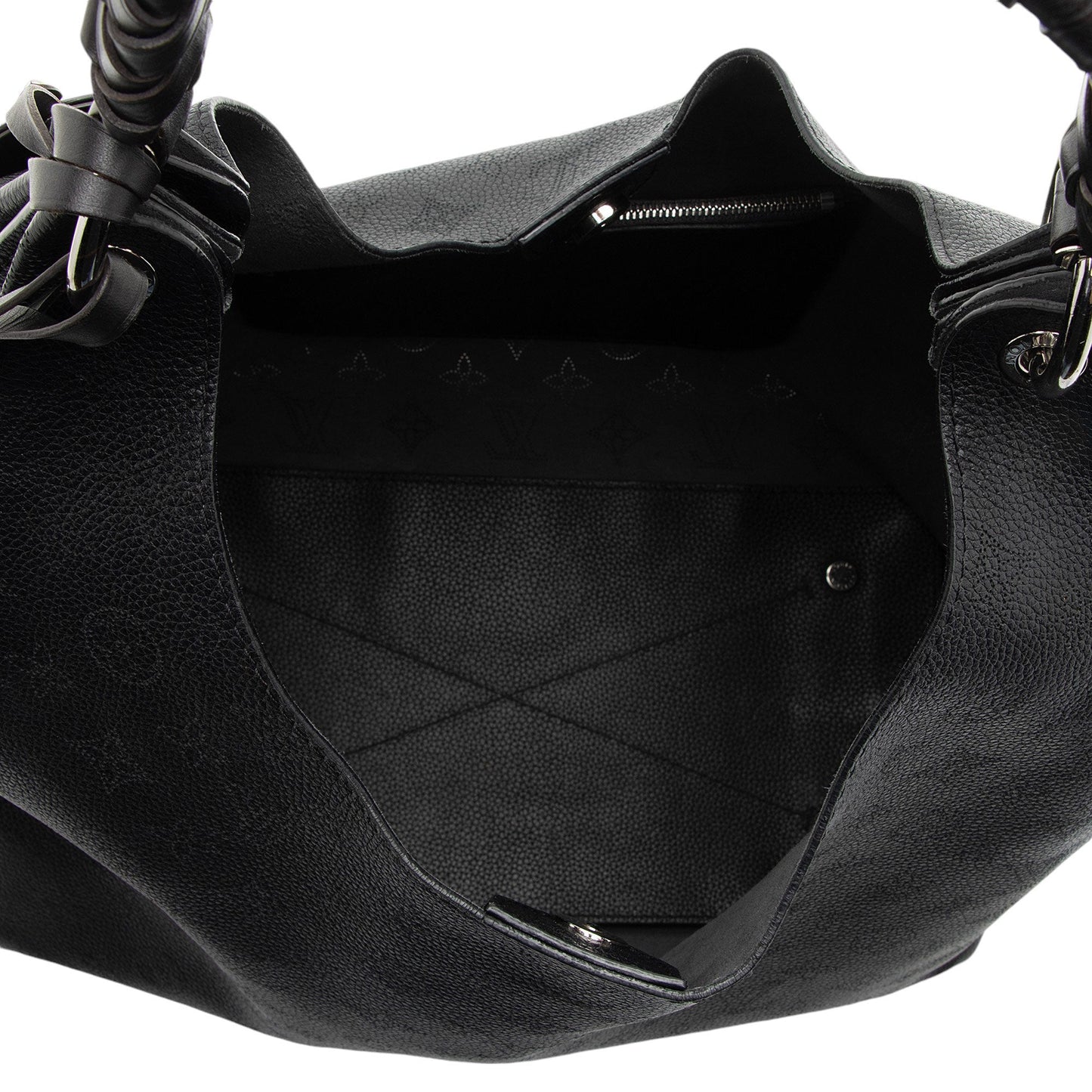 Louis Vuitton Mahina Leather Carmel Hobo (SHF-SK1HwZ)