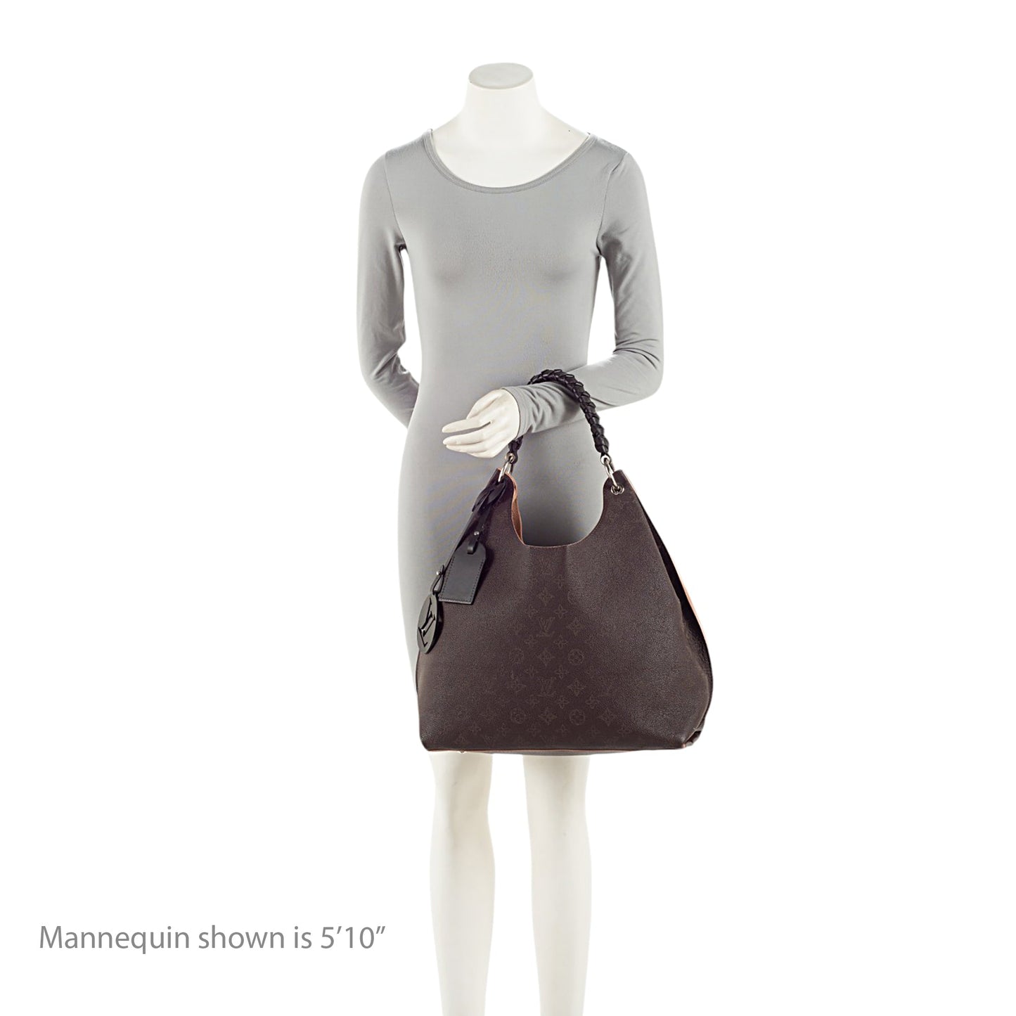 Louis Vuitton Mahina Leather Carmel Hobo (SHF-Oex6B3)