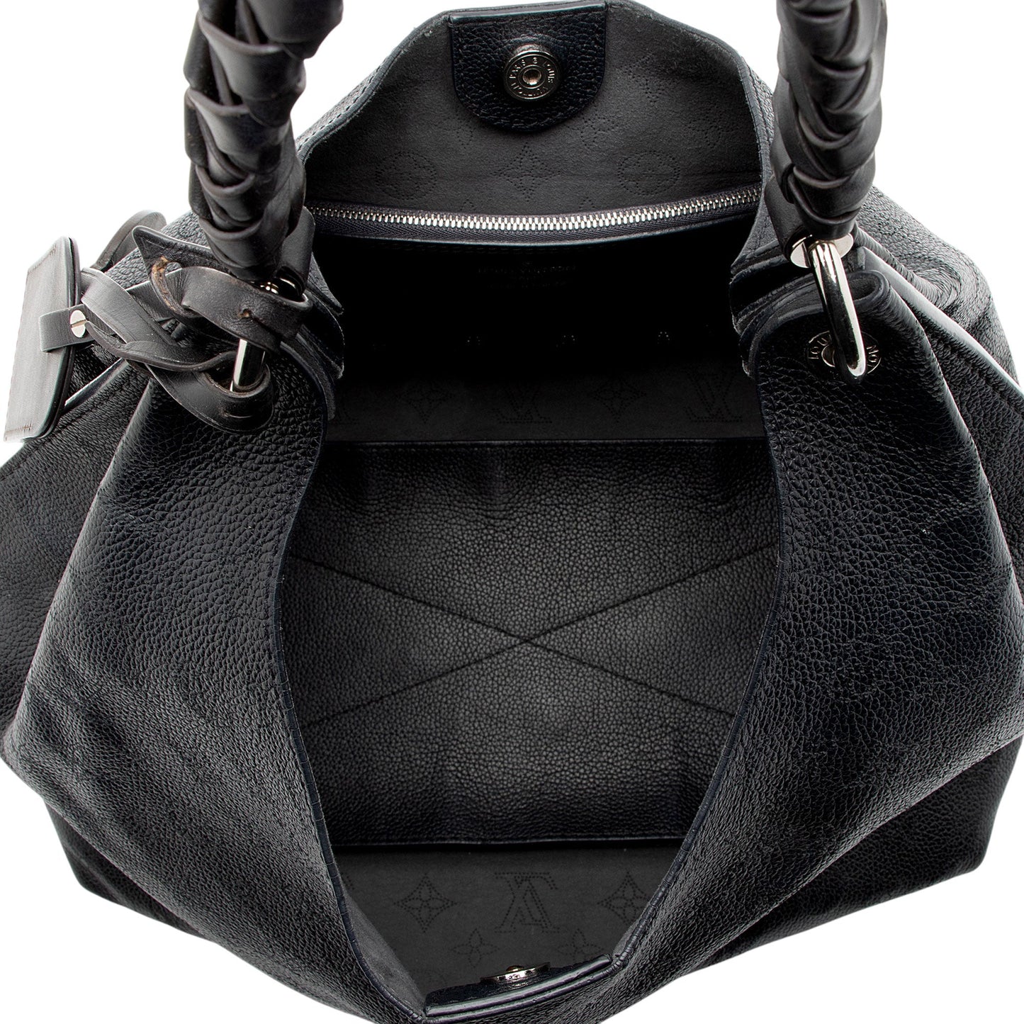Louis Vuitton Mahina Leather Carmel Hobo