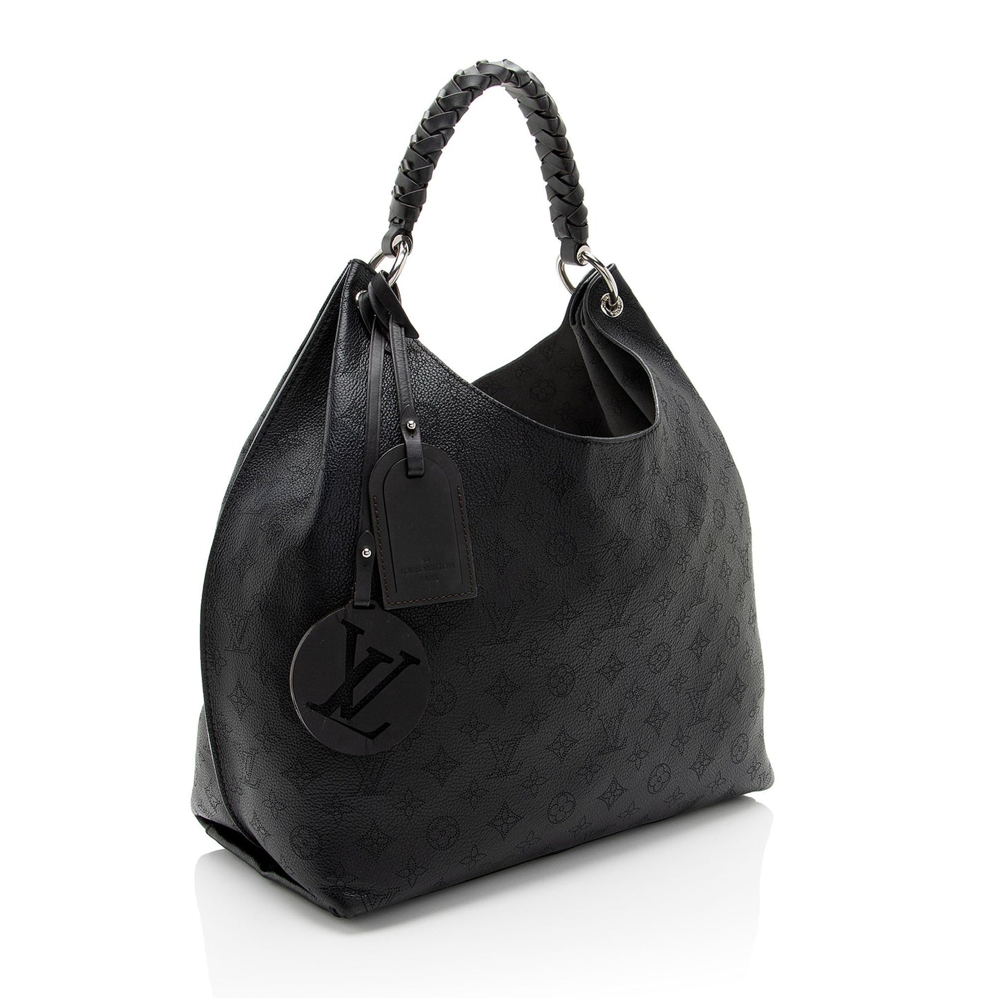 Louis Vuitton Mahina Leather Carmel Hobo