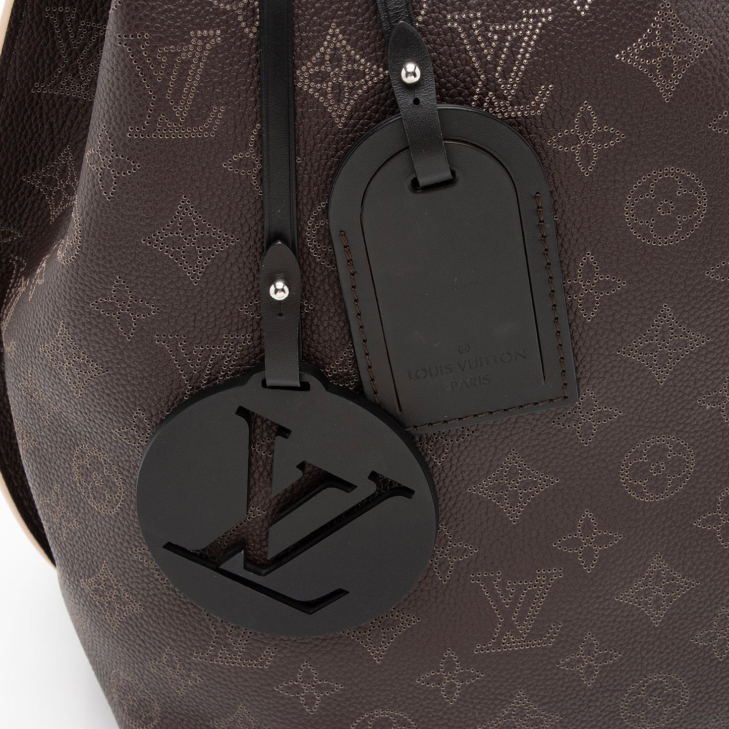 Louis Vuitton Mahina Leather Carmel Hobo