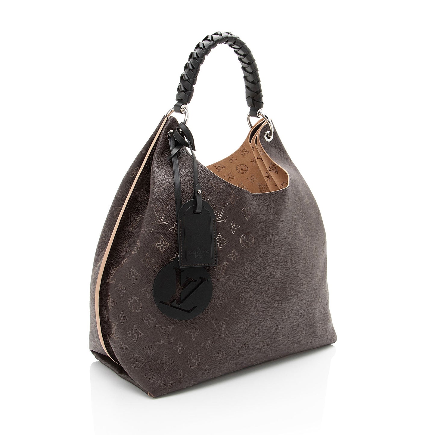 Louis Vuitton Mahina Leather Carmel Hobo
