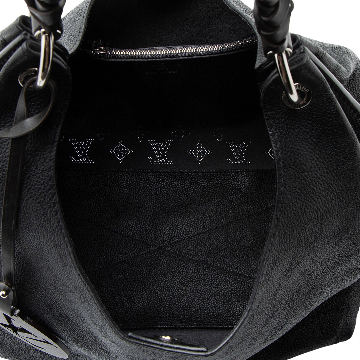 Louis Vuitton Mahina Leather Carmel Hobo