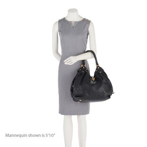 Louis Vuitton Mahina Leather L Hobo (SHF-13020)