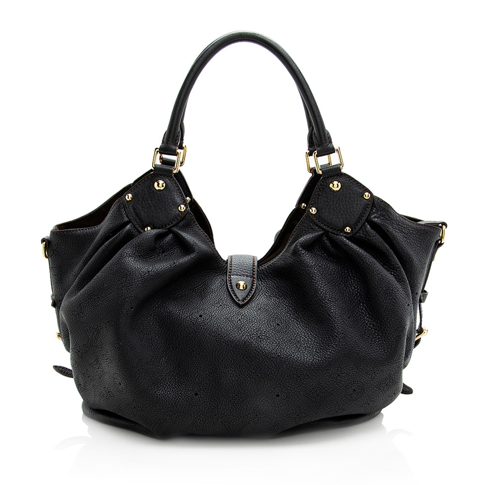 Louis Vuitton Mahina Leather L Hobo (SHF-19378)