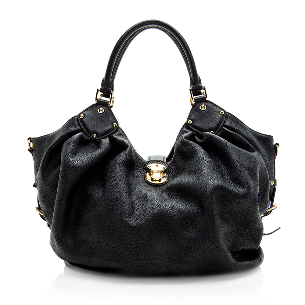 Louis Vuitton Mahina Leather L Hobo (SHF-19378)